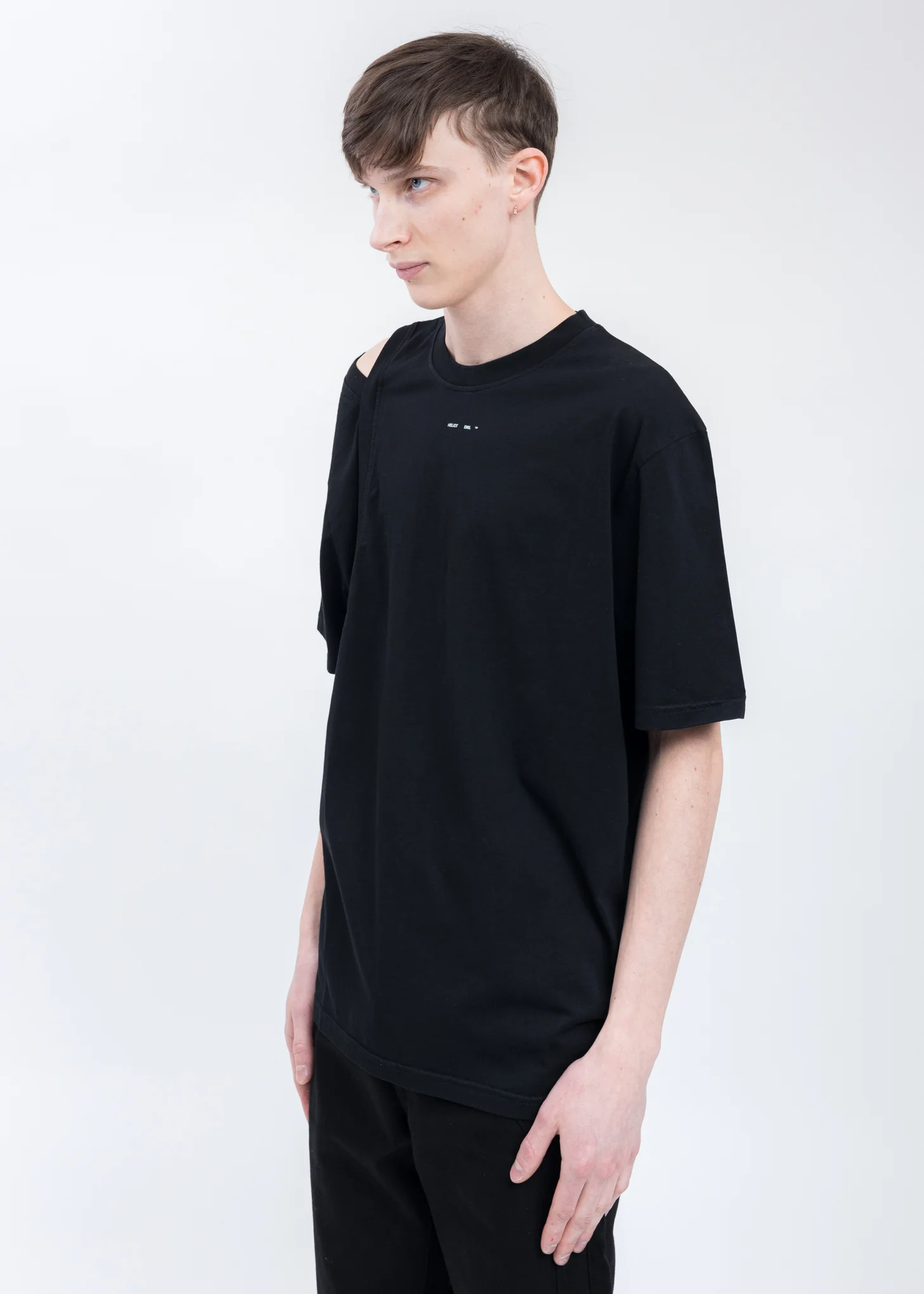 Black DECONSTRUCTED T-Shirt - Image 3