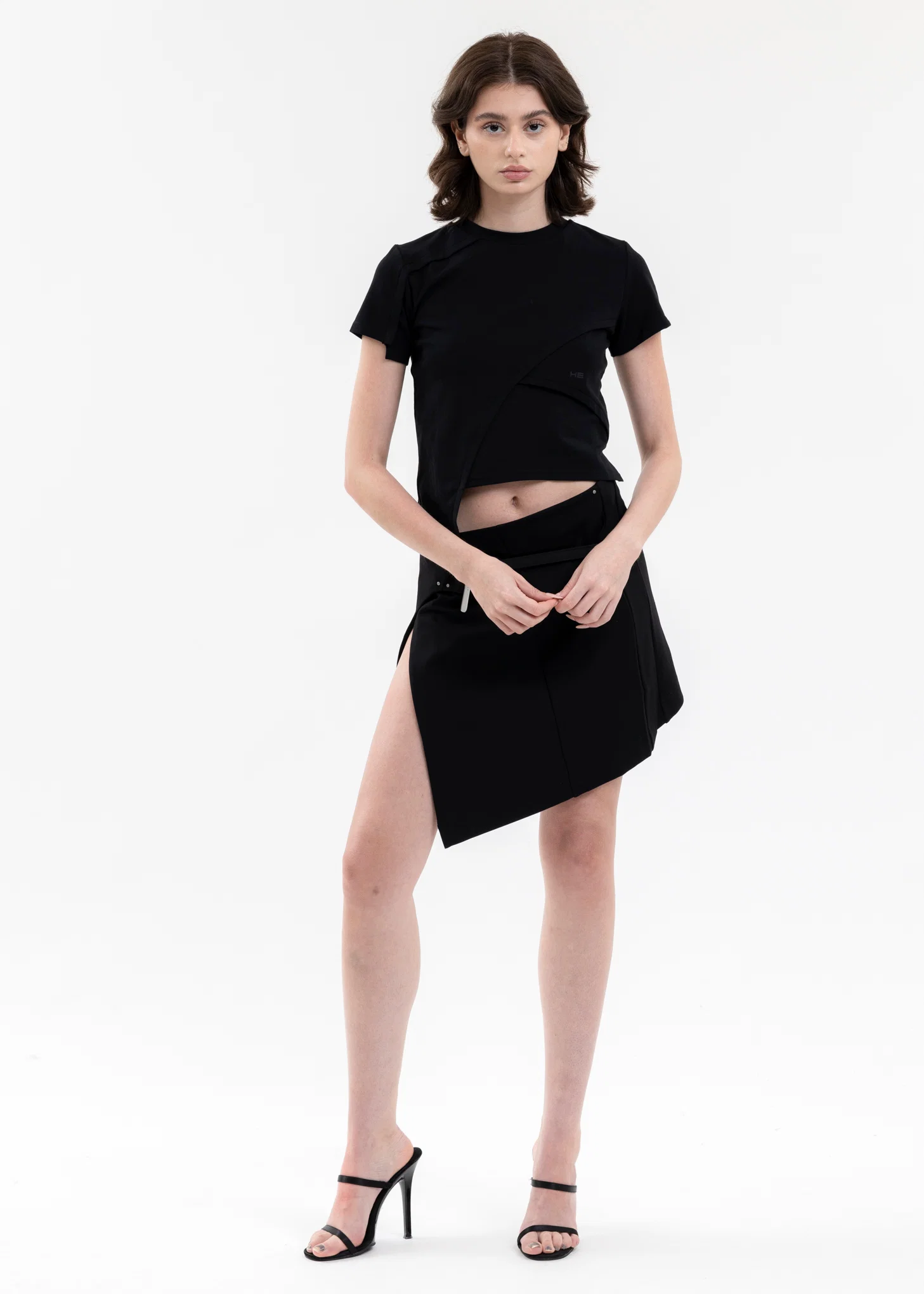 BLACK DECONSTRUCTED TSHIRT - Image 5