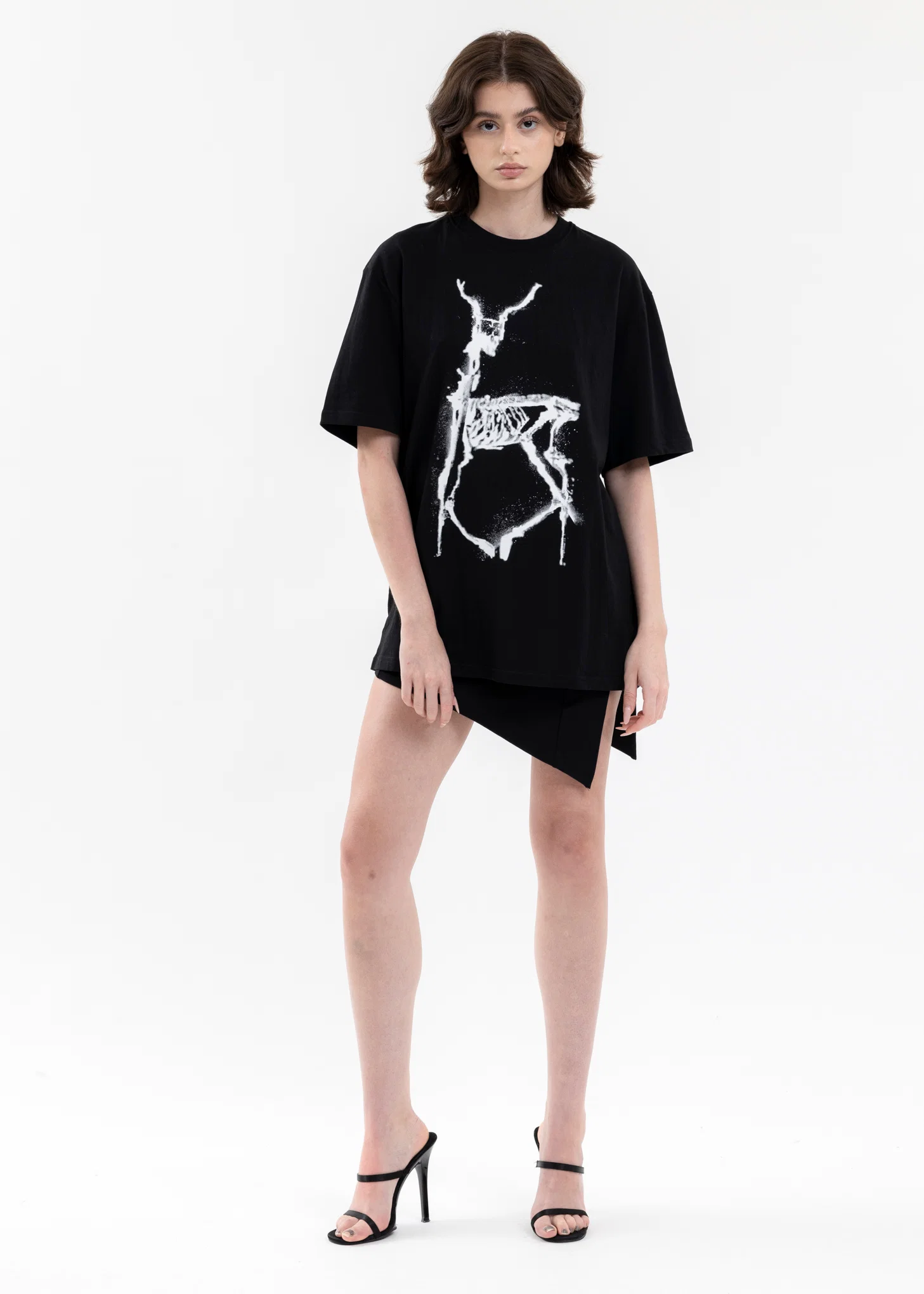 BLACK DELUGE PRINT T-SHIRT - Image 5