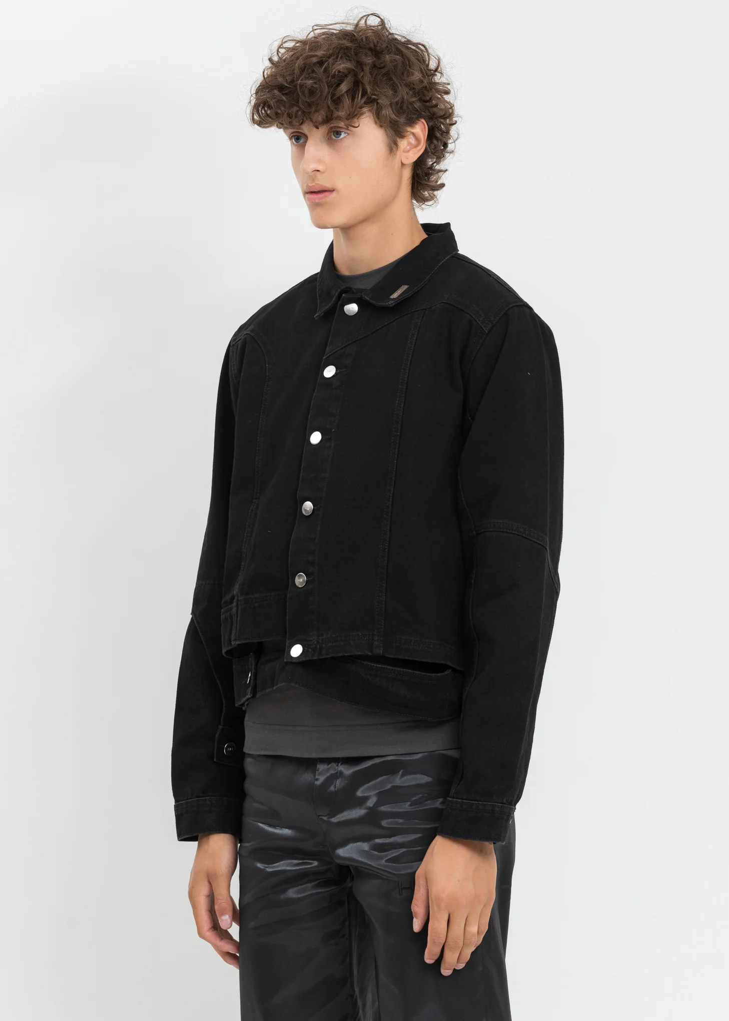 Black Denim Jacket - Image 3