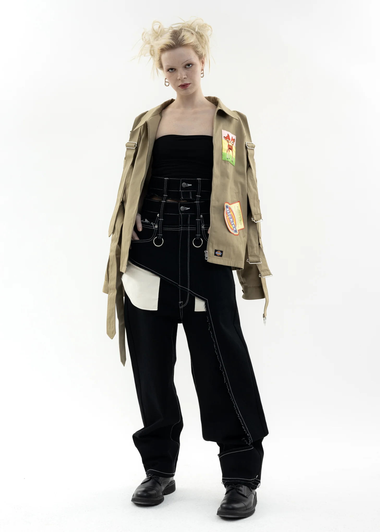 Black Destroy Denim Pants - Image 8