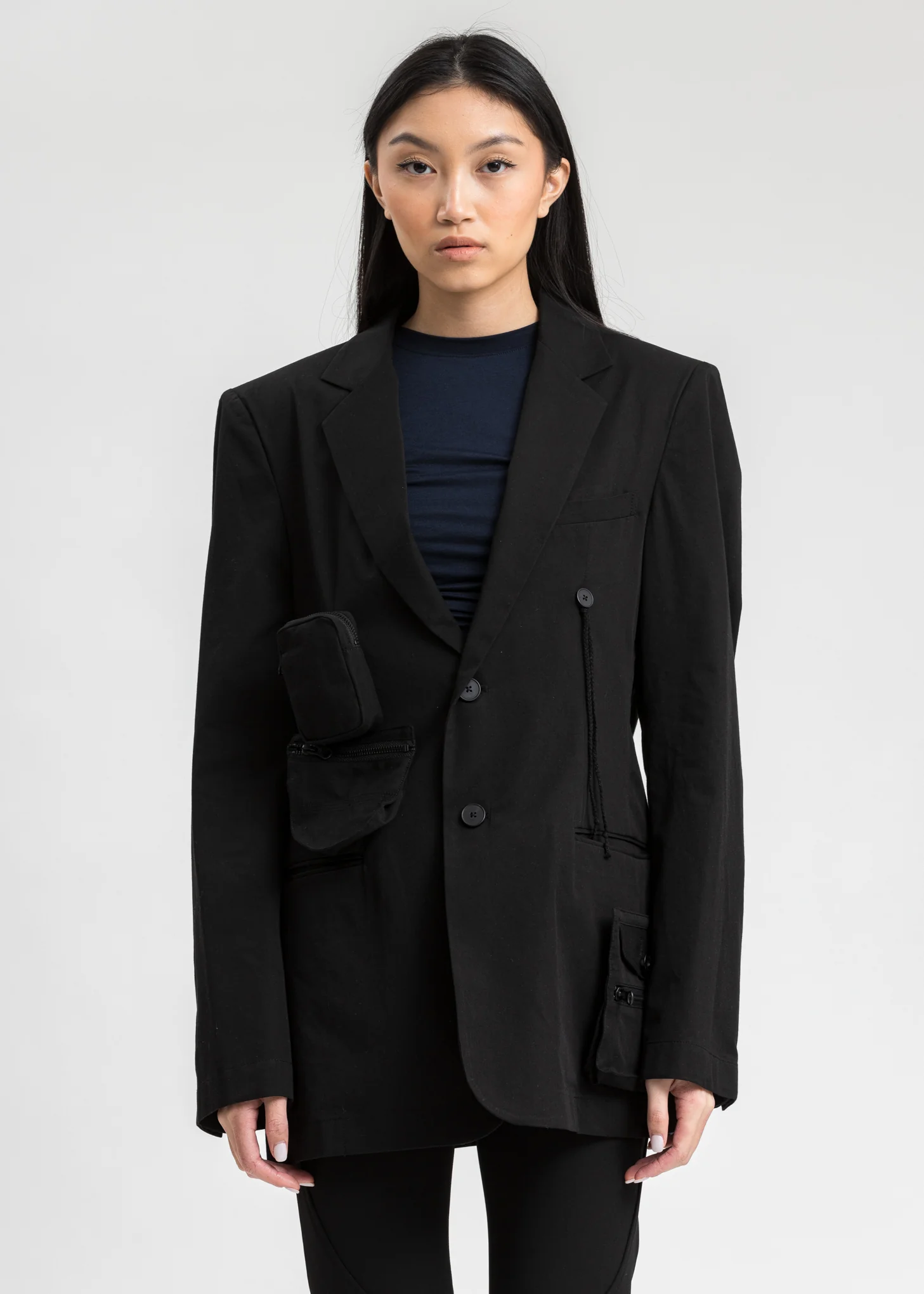 Black Detachable Jacket