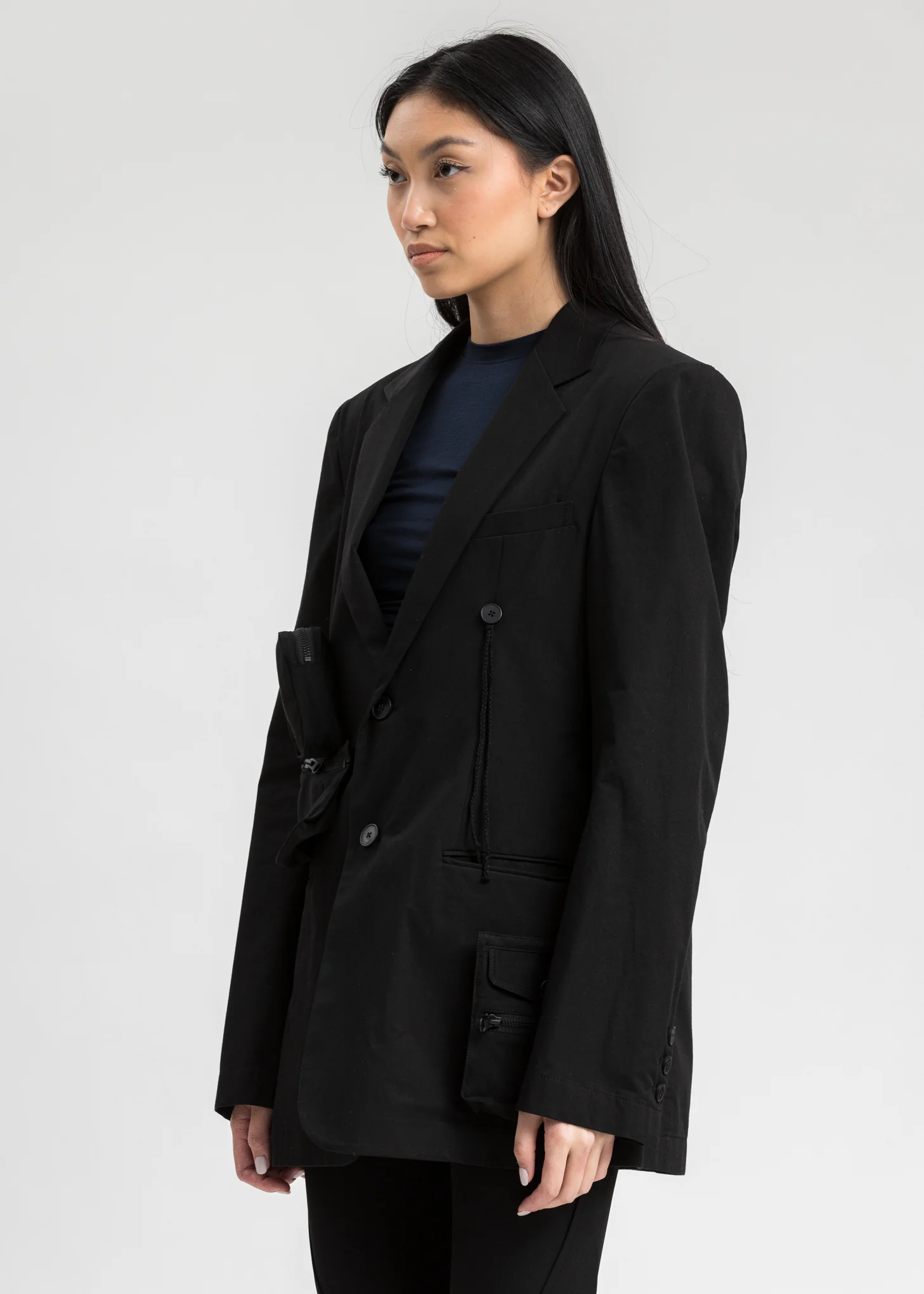 Black Detachable Jacket - Image 3