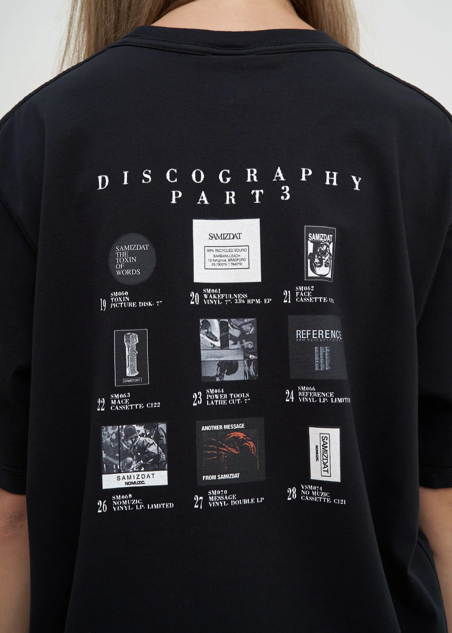 Black Discography T-Shirt - Image 4
