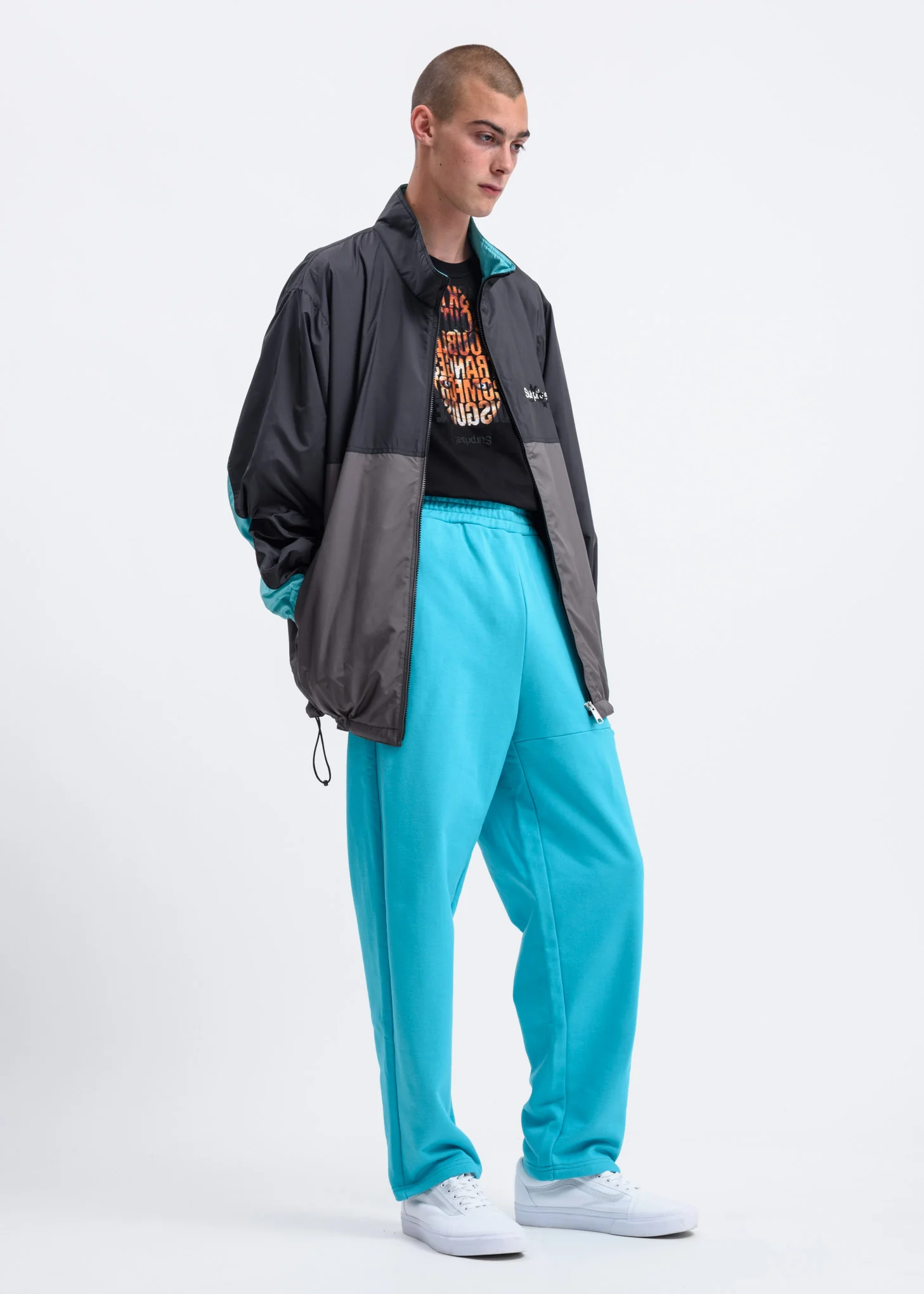 Black Disguise Embroidery T-Shirt - Image 6