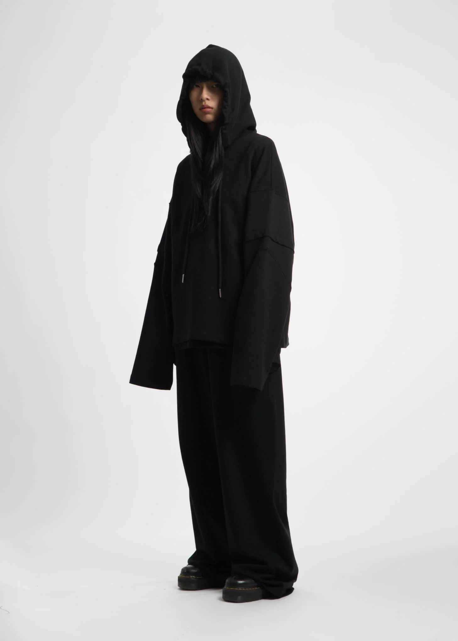 Black Distorted Arm Hoodie - Image 7