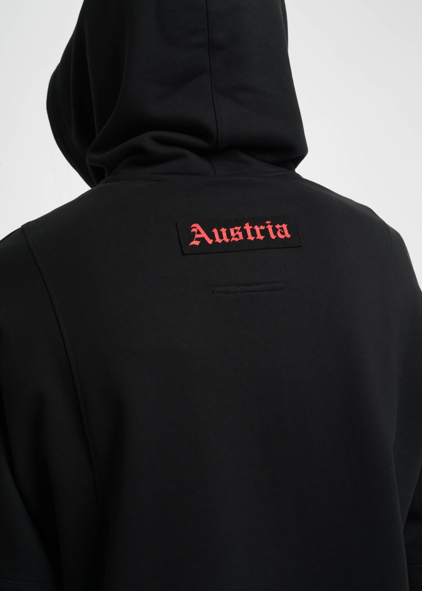 Black Distorted Arm Hoodie - Image 2