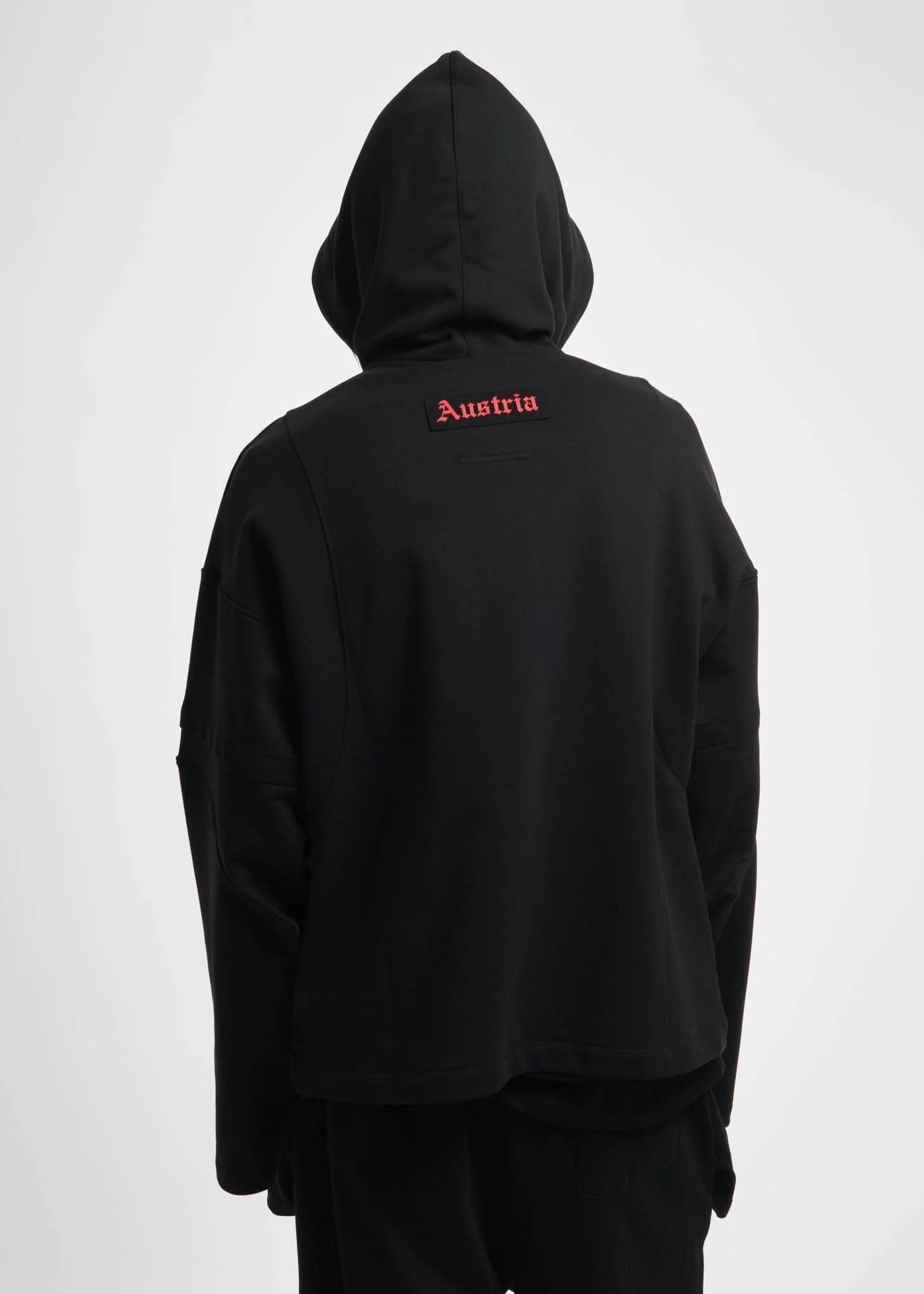 Black Distorted Arm Hoodie - Image 6