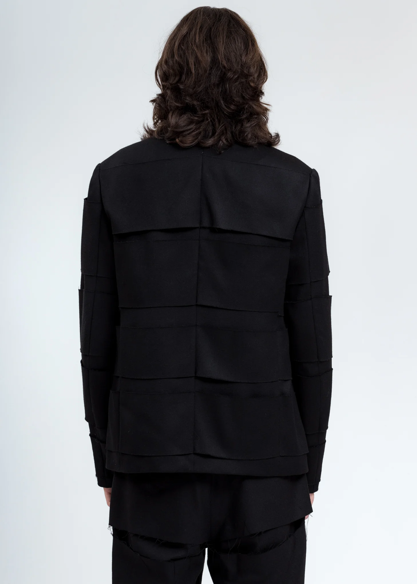 Black Distressed Blazer - Image 2
