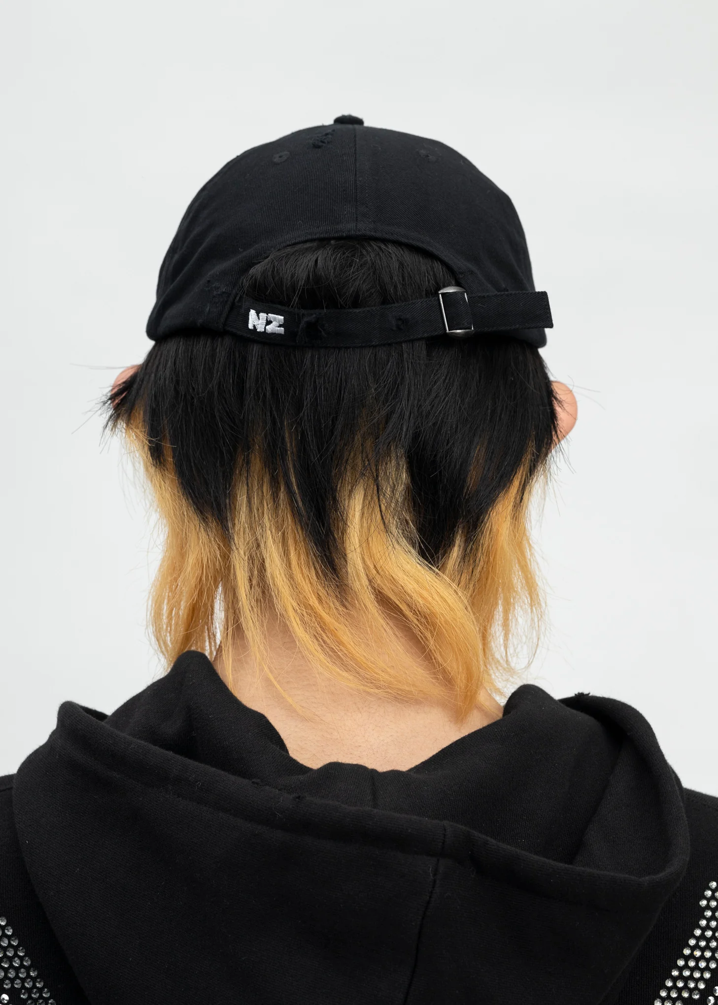 BLACK DISTRESSED NZ CAMP 2024 BASEBALL HAT - Image 3