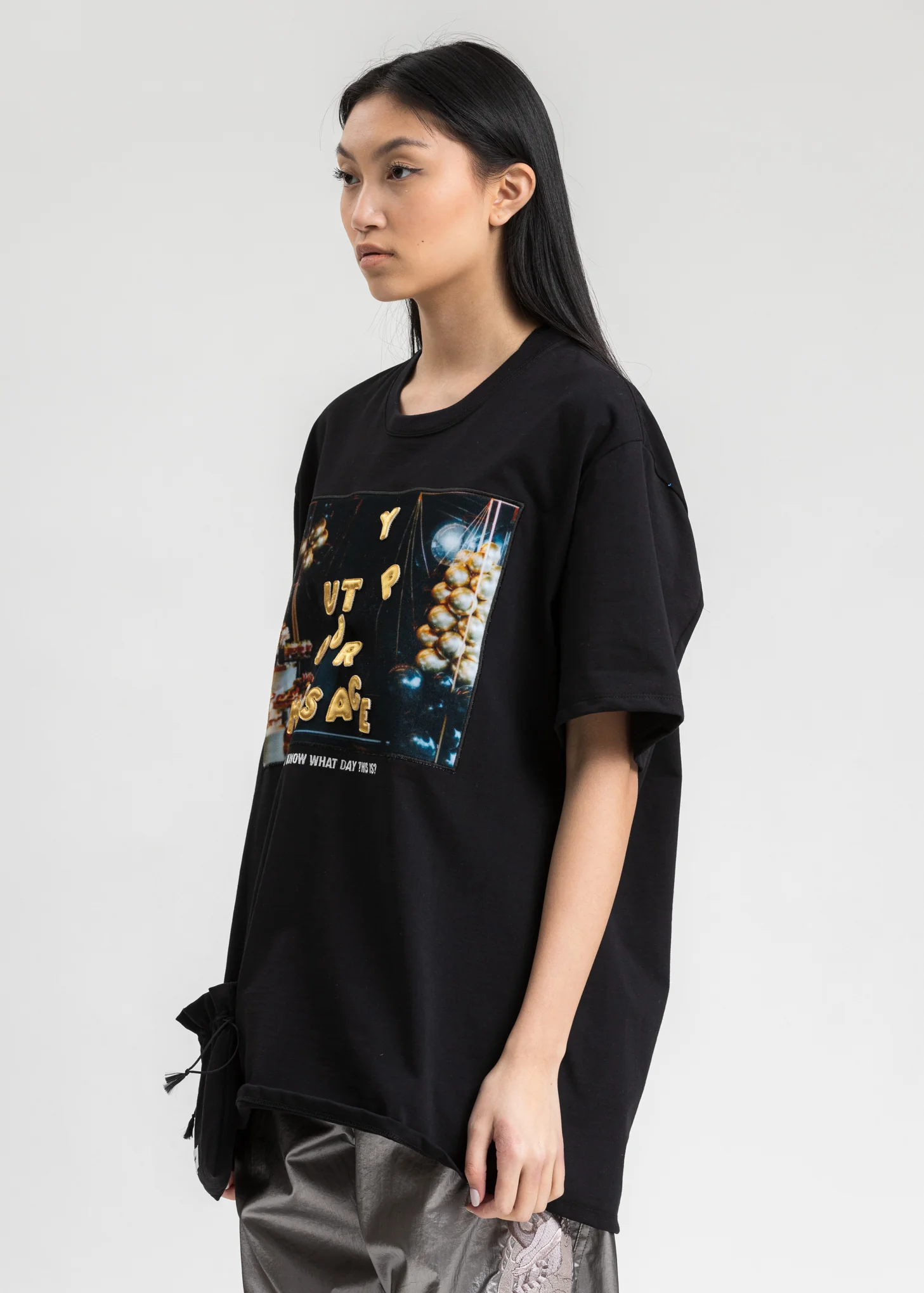 Black DIY Alphabet T-Shirt - Image 3