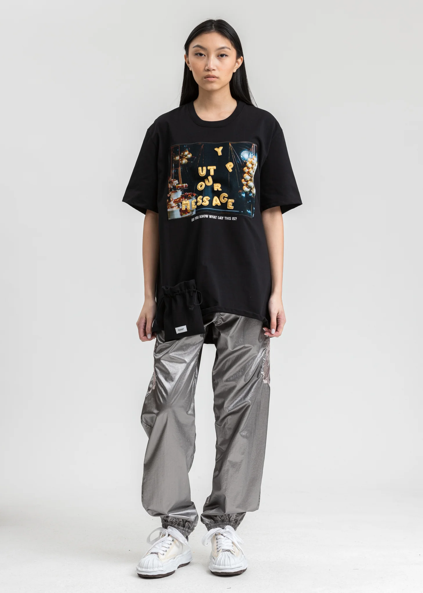 Black DIY Alphabet T-Shirt - Image 5