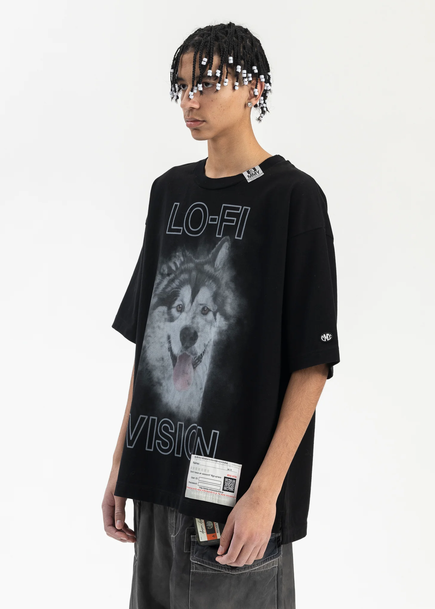 BLACK DOG PRINTED TEE - Image 3