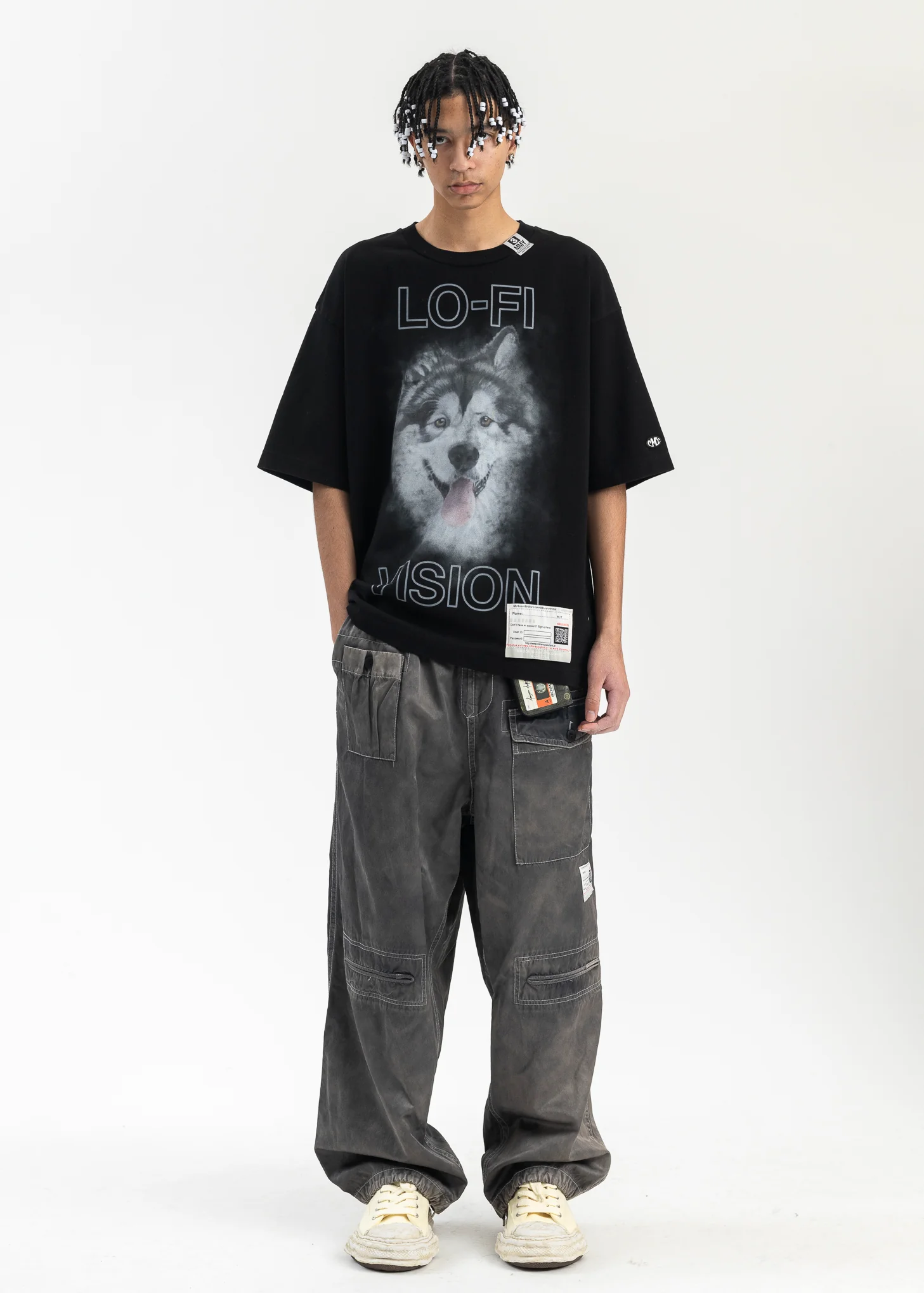 BLACK DOG PRINTED TEE - Image 5