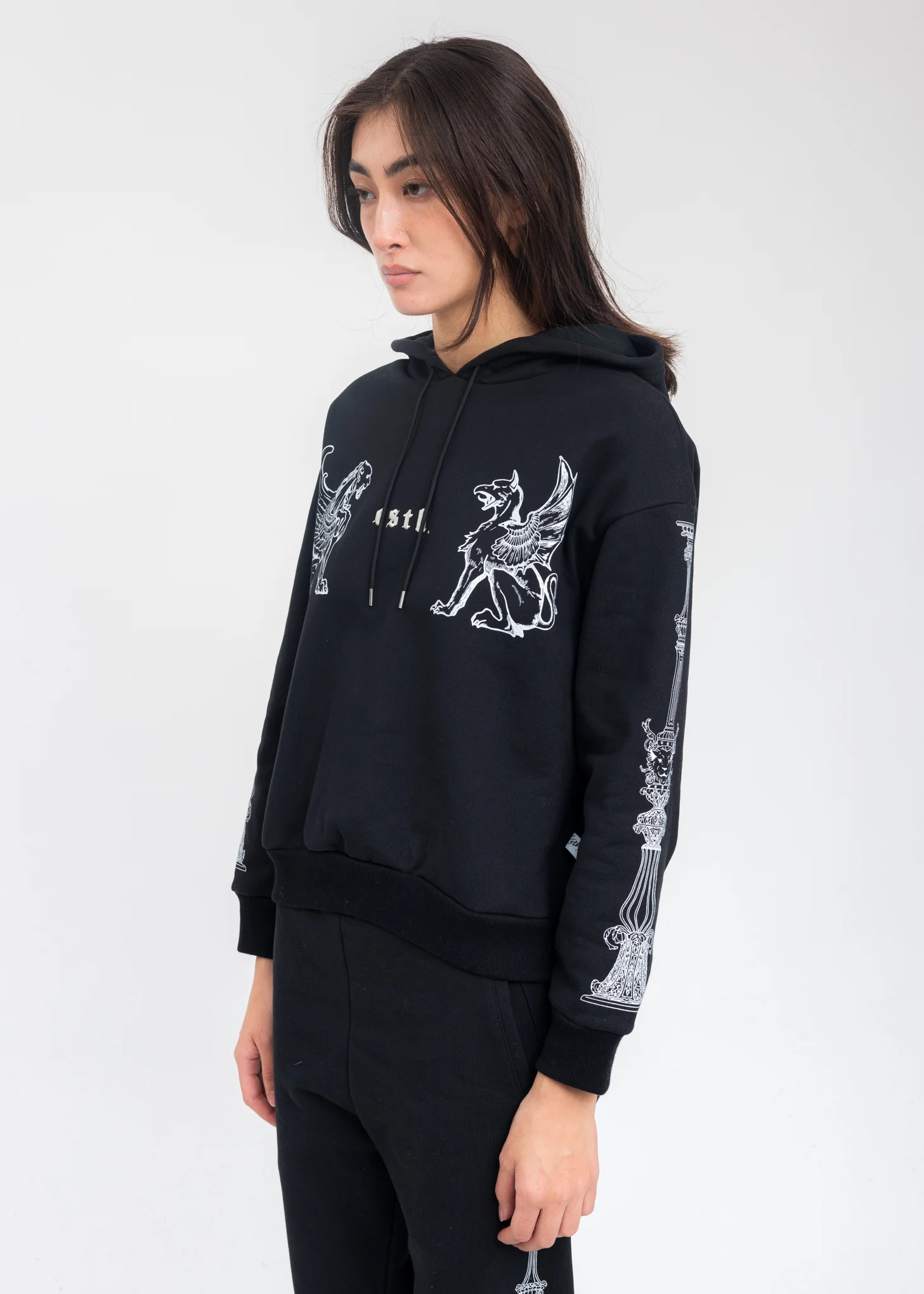 Black Dogz Short Hoodie - Image 3