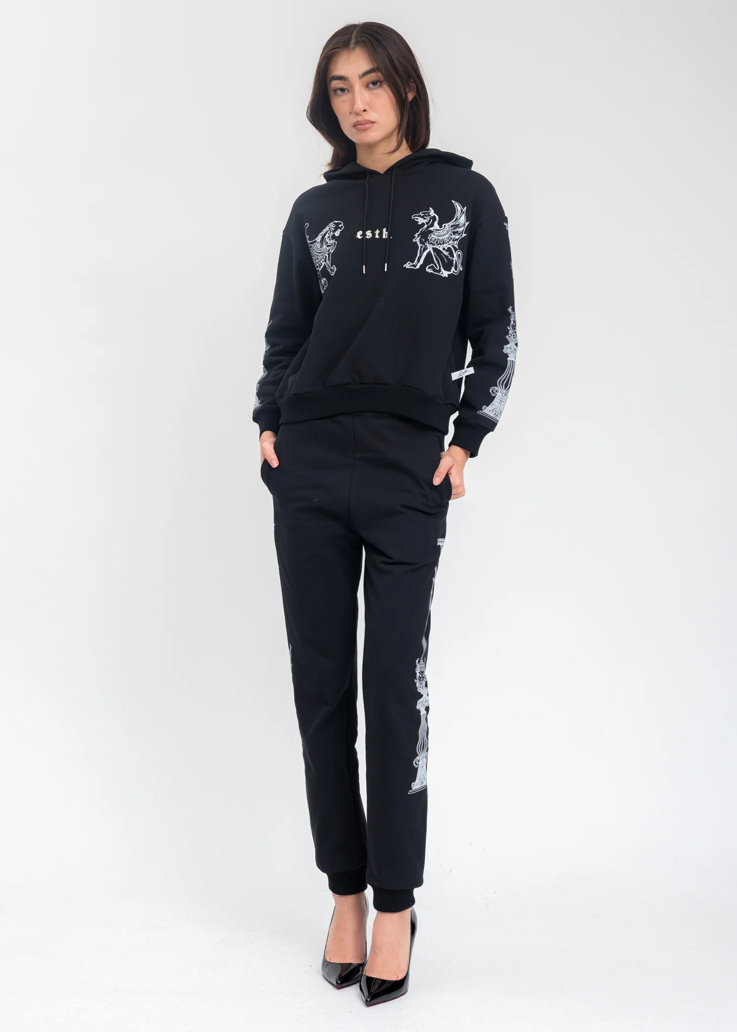 Black Dogz Short Hoodie - Image 5