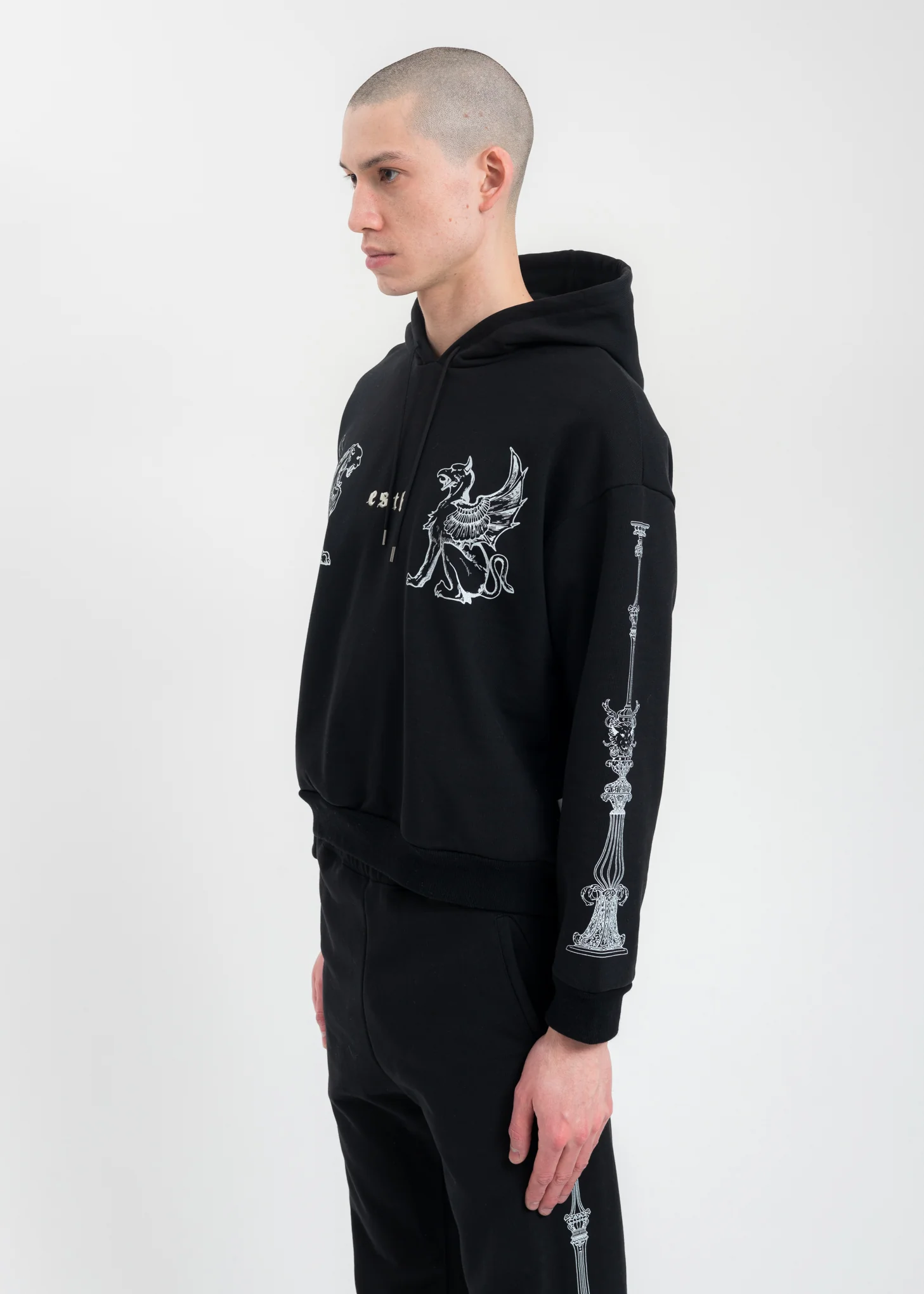 Black Dogz Short Hoodie - Image 2