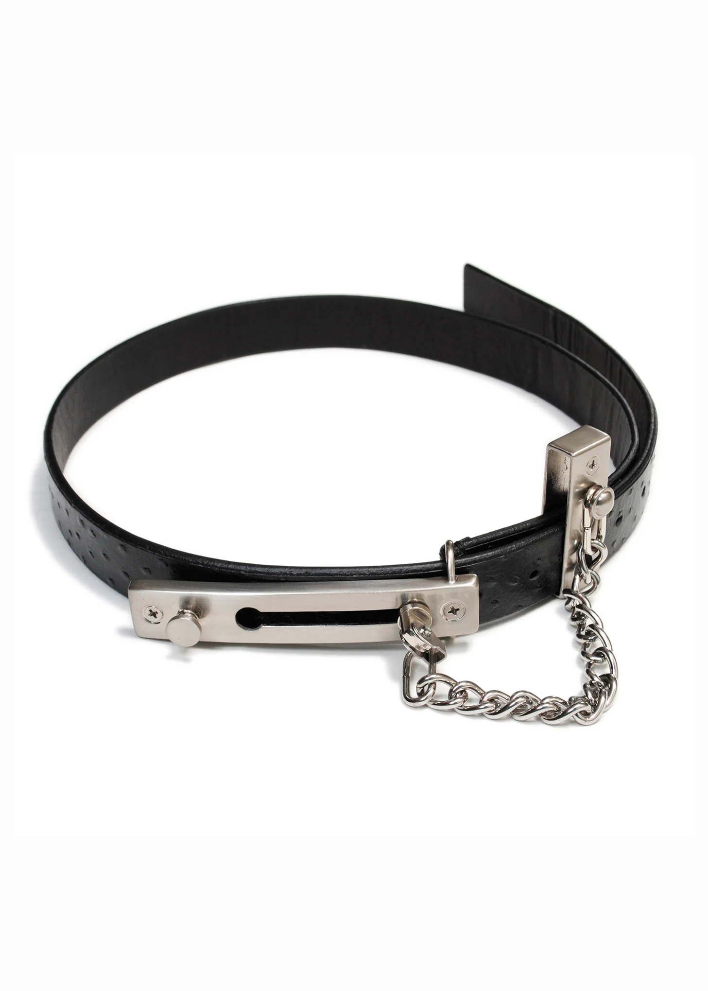 Black Door Chain Buckle Belt