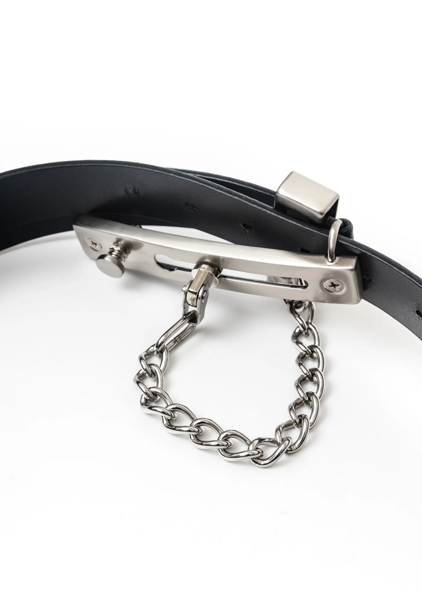 Black Door Chain Buckle Belt - Image 5