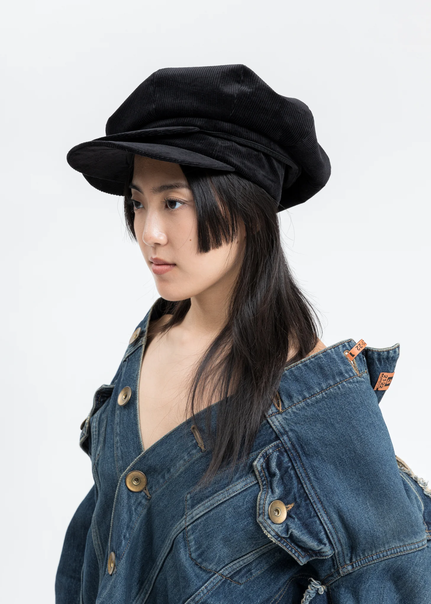 Black Double Casquette - Image 2