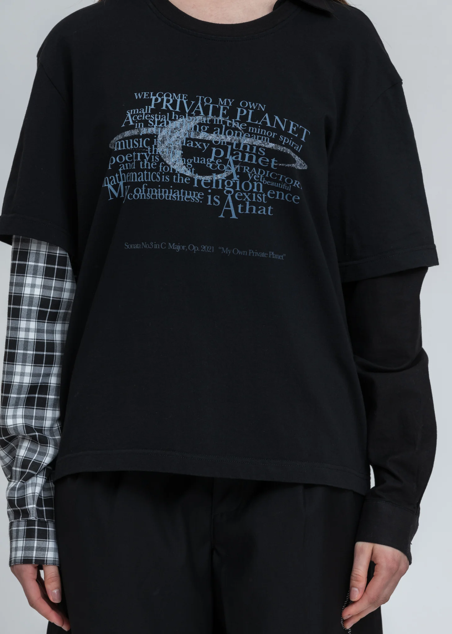Black Double Layer Long Sleeve - Image 4
