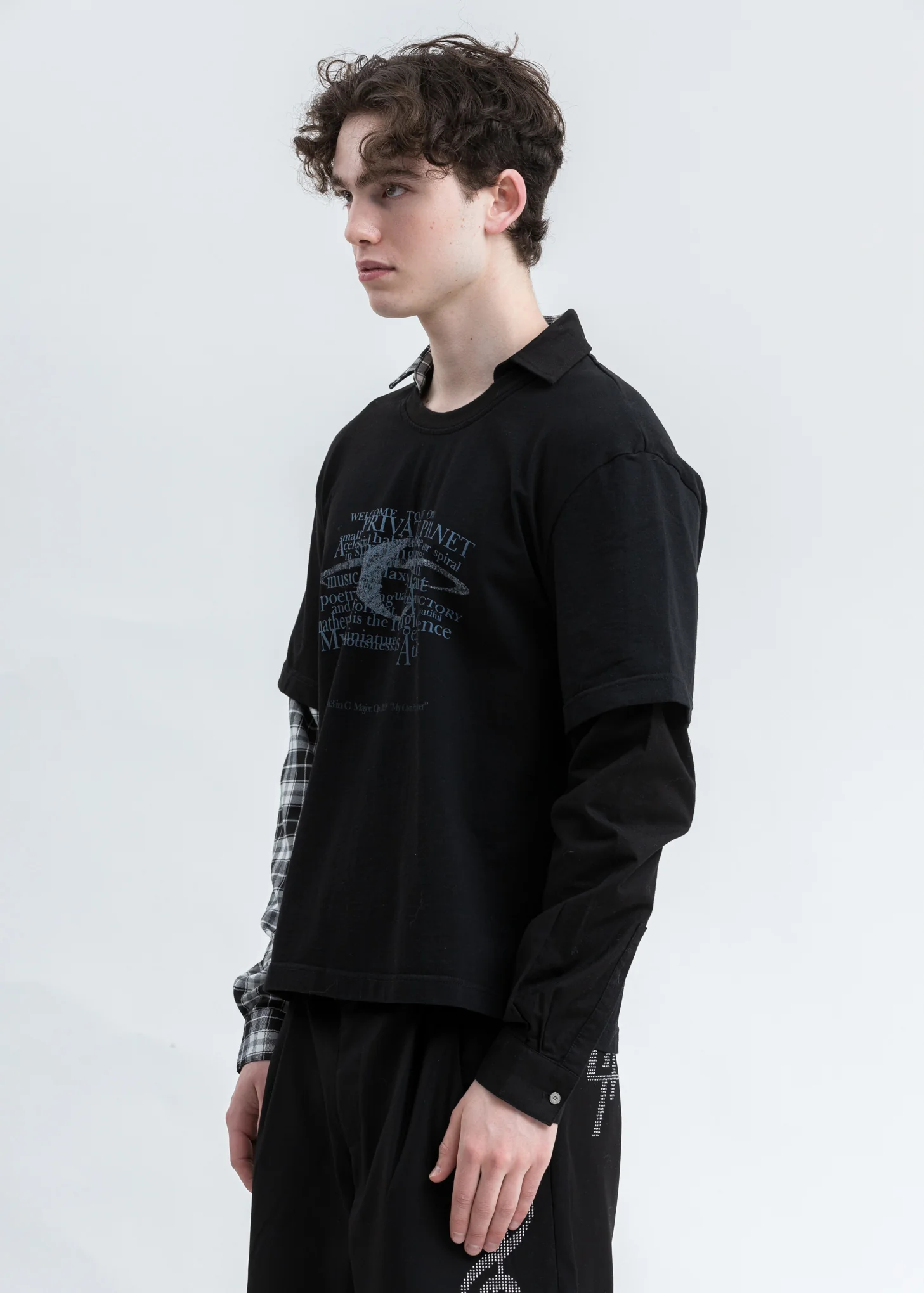 Black Double Layer Long Sleeve - Image 3