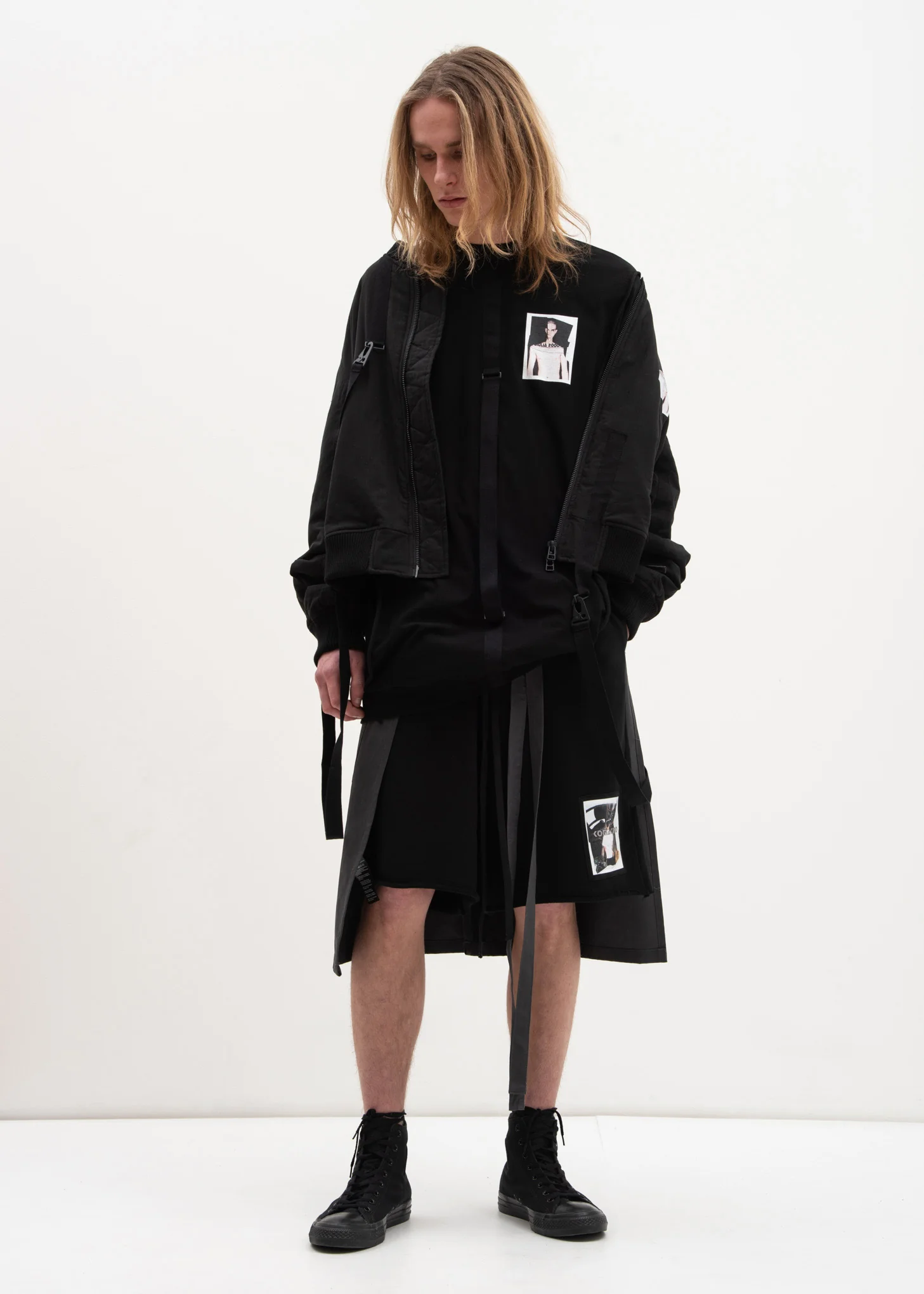 Black Double Layer Long Sleeve Alfa Giulia - Image 6