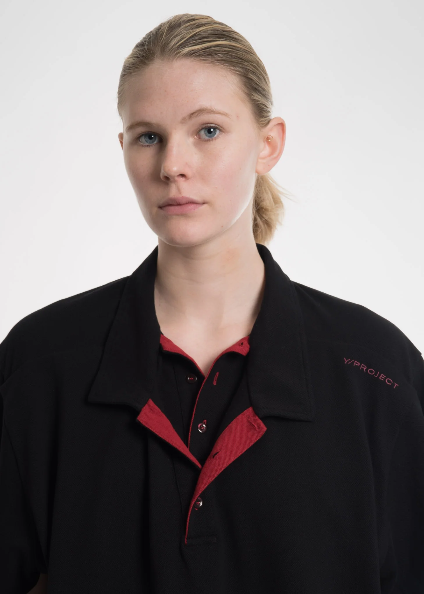 Black Double Layer Polo