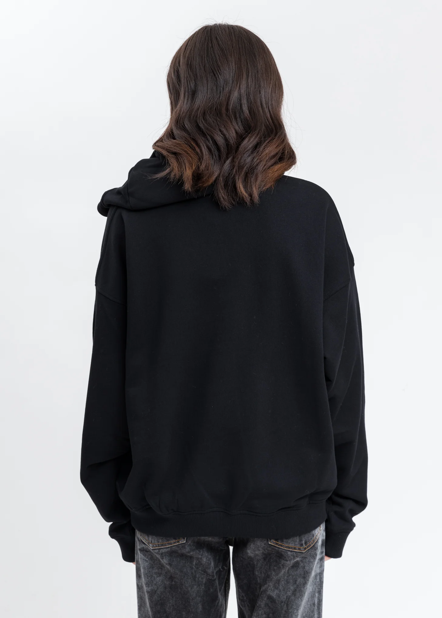 Black Double Neck Kamastuta Hoodie - Image 7