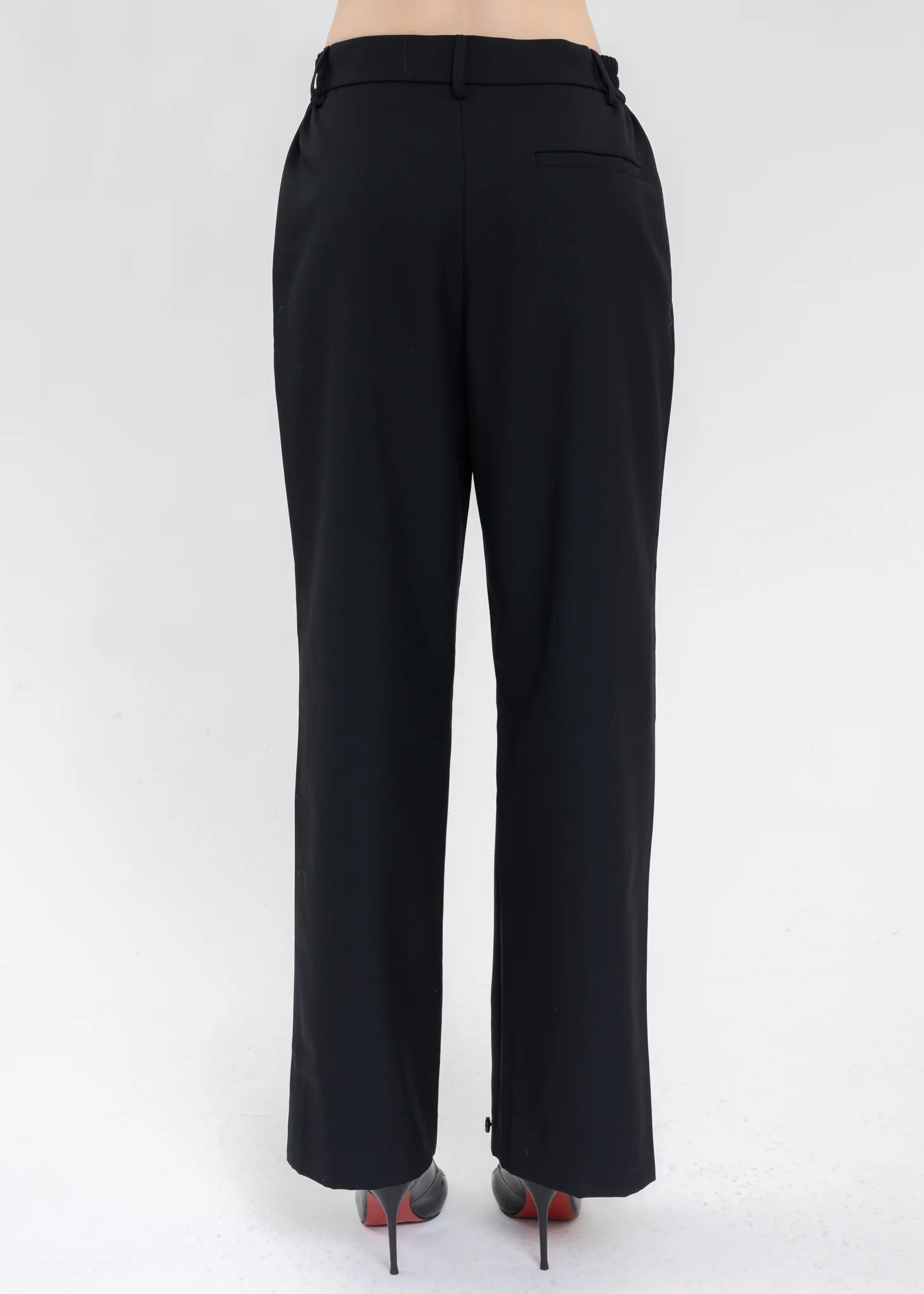 Black DOUBLE TOP FLY TROUSERS - Image 3