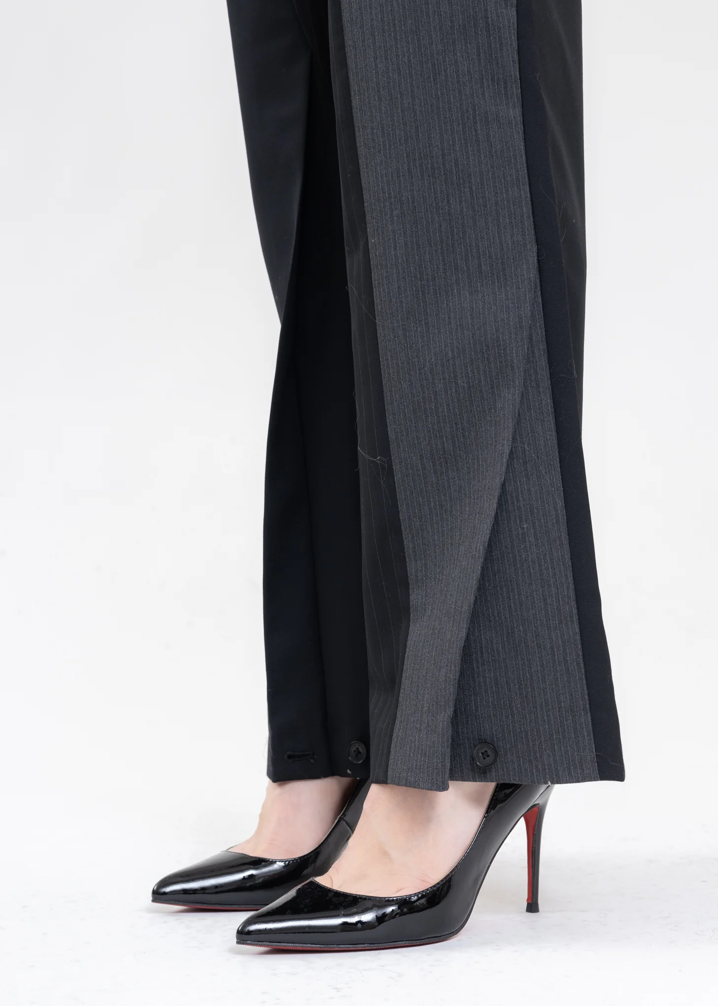 Black DOUBLE TOP FLY TROUSERS - Image 5