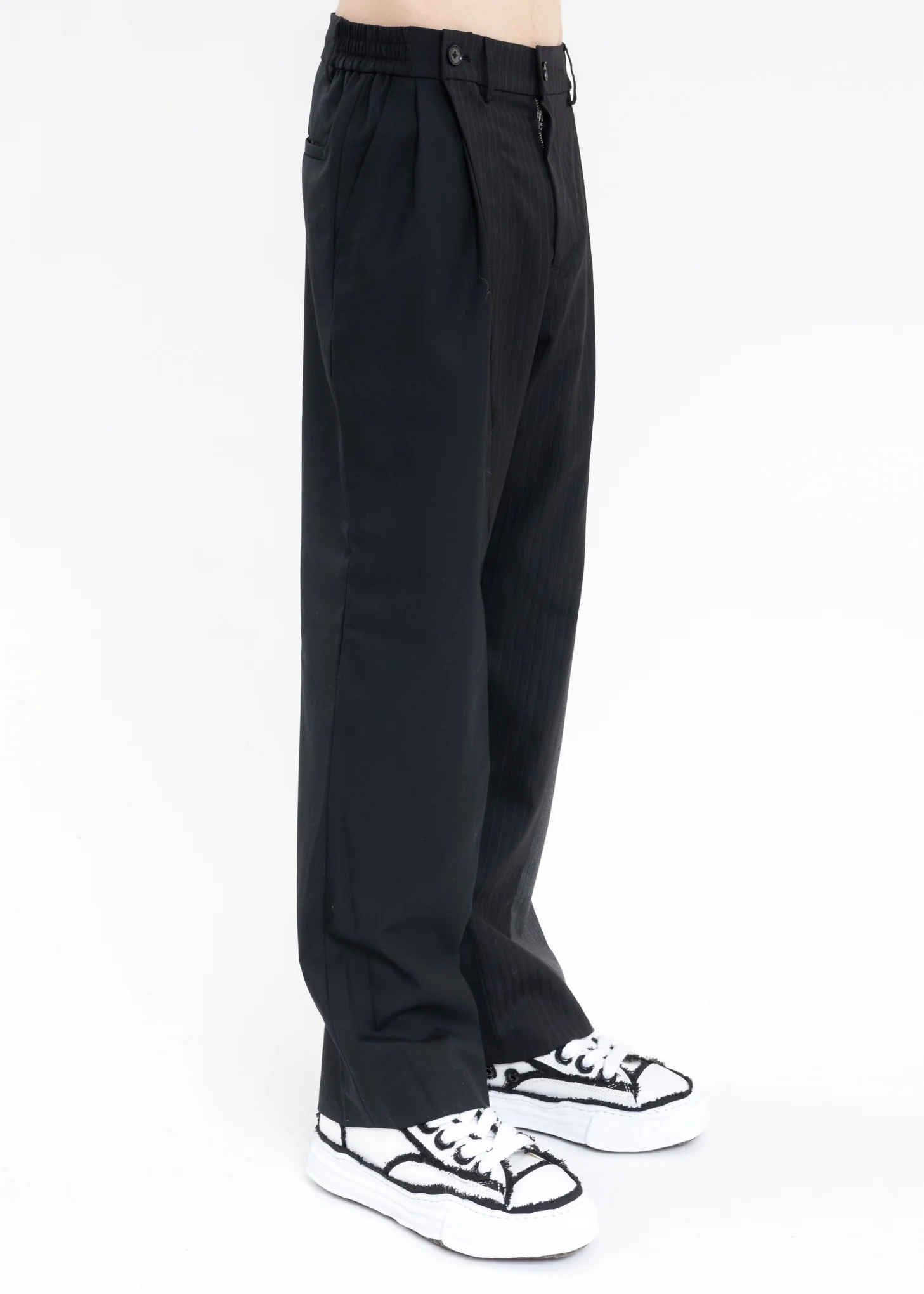 Black DOUBLE TOP FLY TROUSERS - Image 6