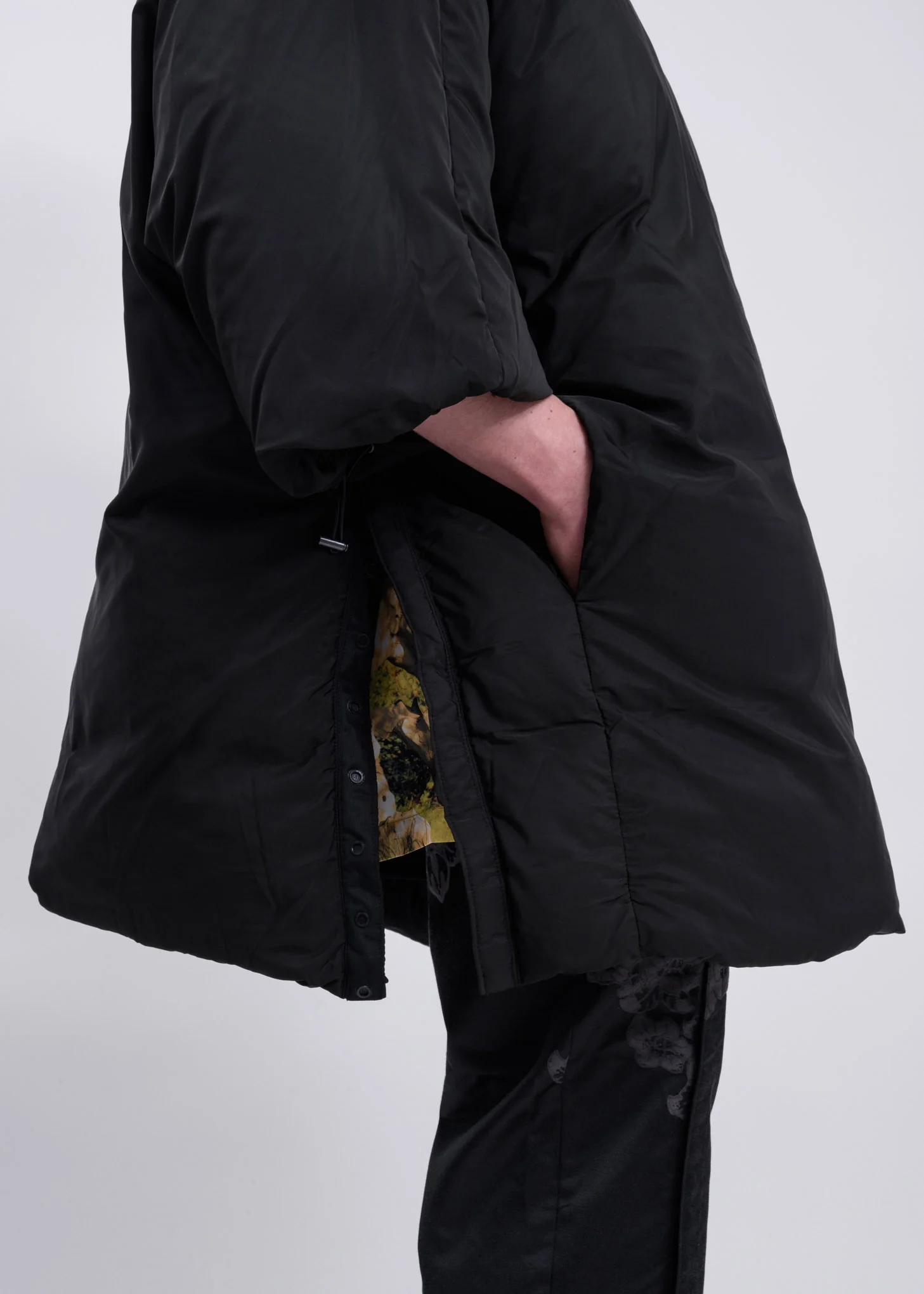 Black Windbreaker T-Shirt - Image 2