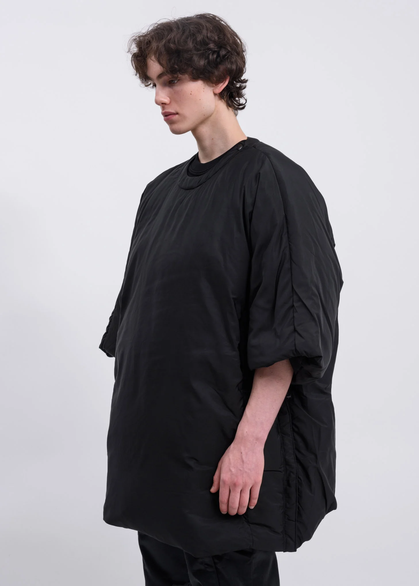 Black Windbreaker T-Shirt - Image 3