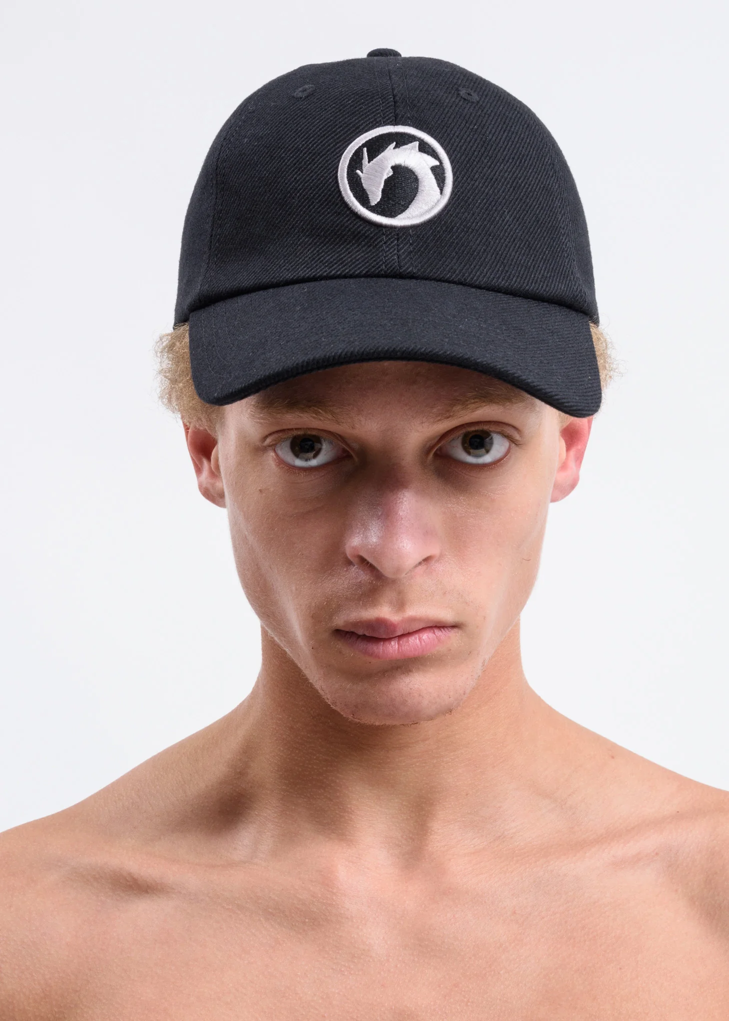 Black Dragon Embroidered Logo Cap - Image 3