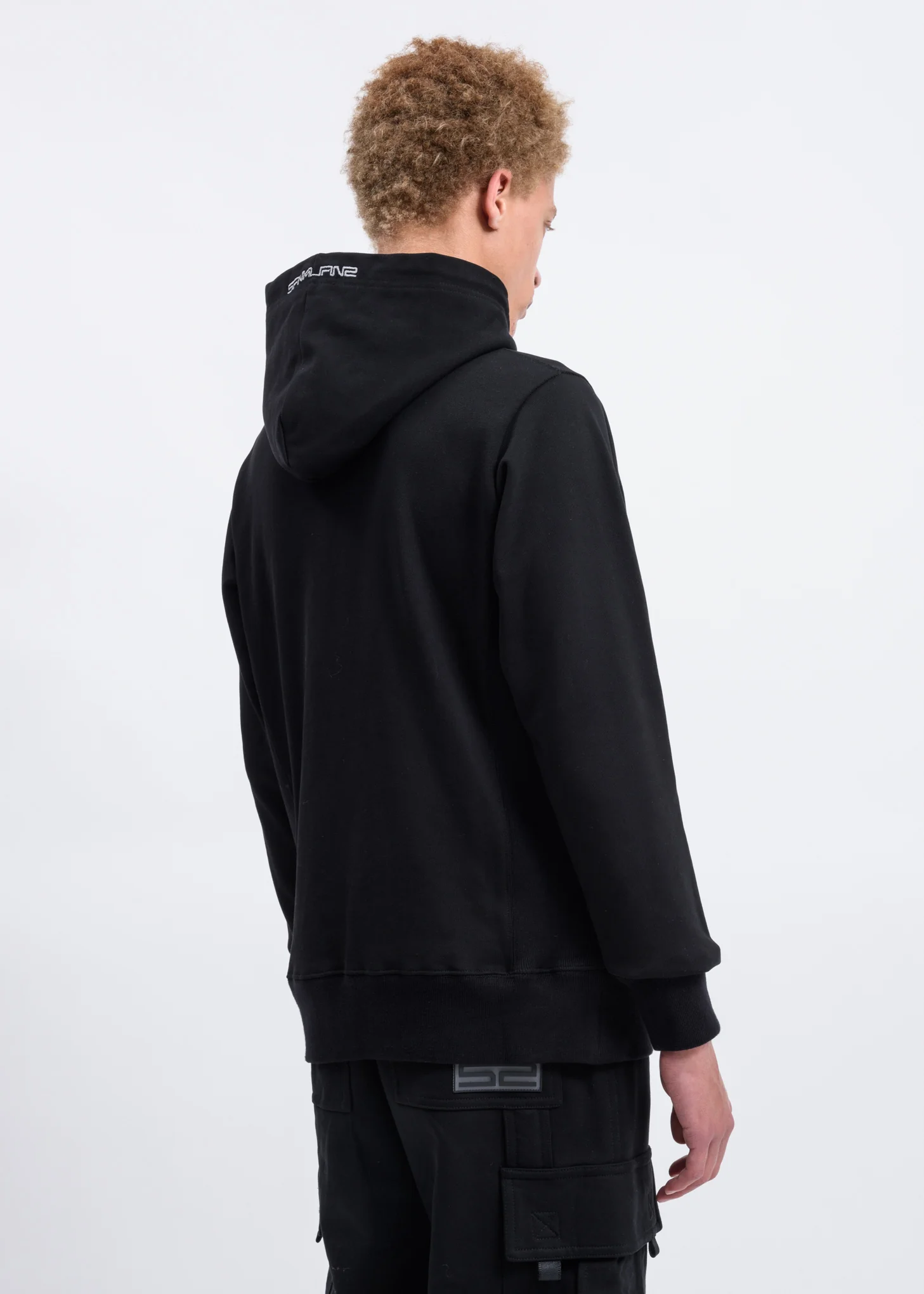 Black Dragon Print Hoodie - Image 5