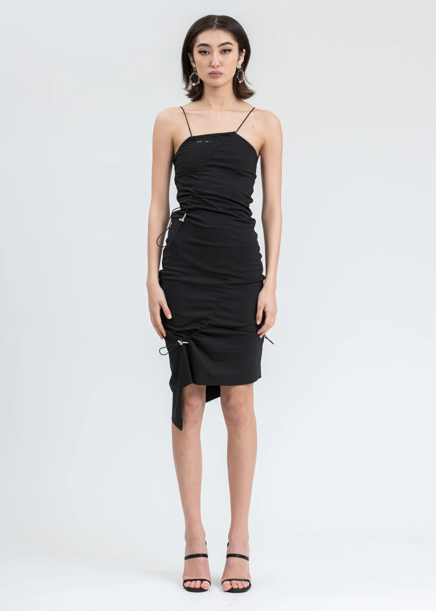 Black Drawstring Dress