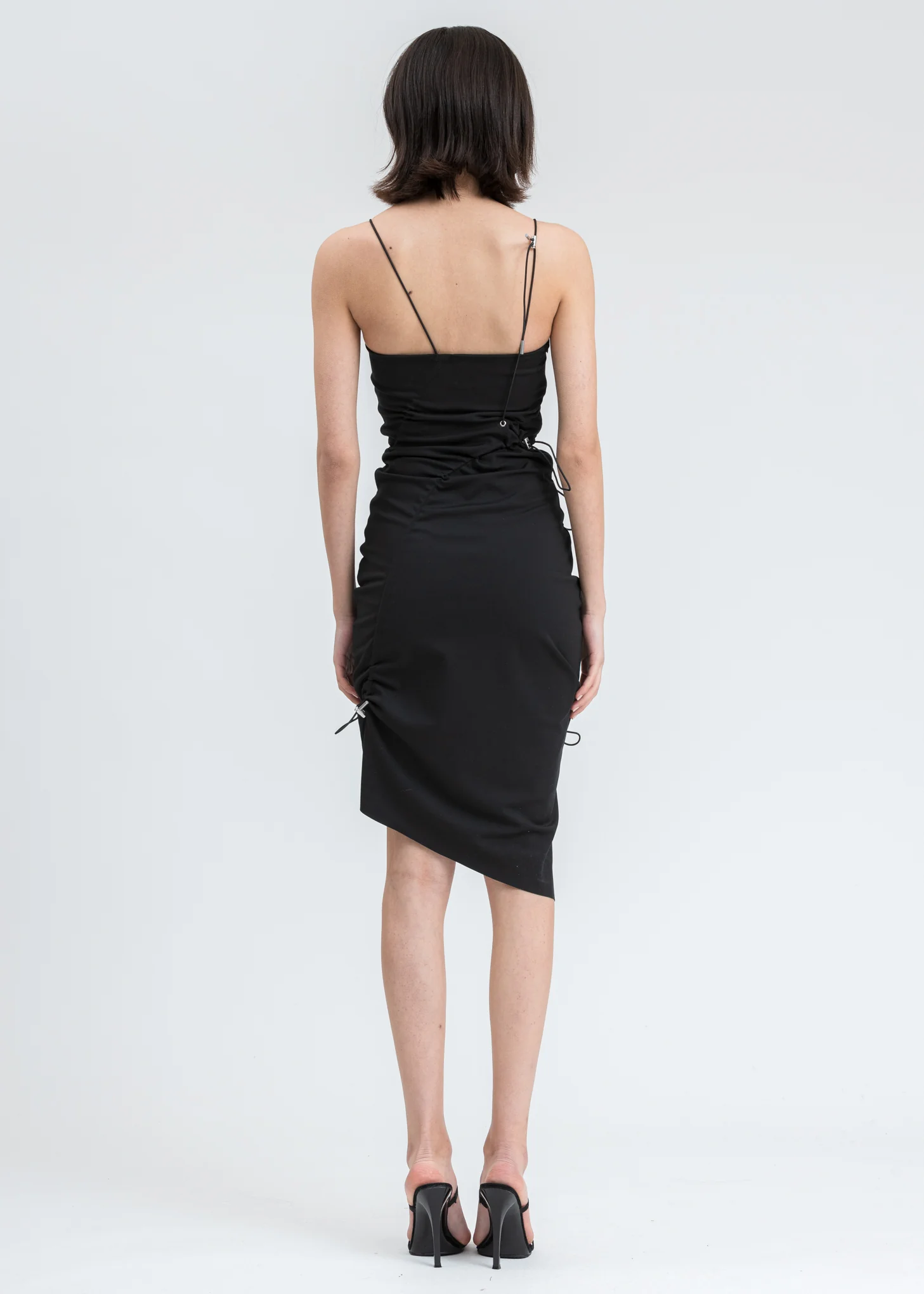 Black Drawstring Dress - Image 2