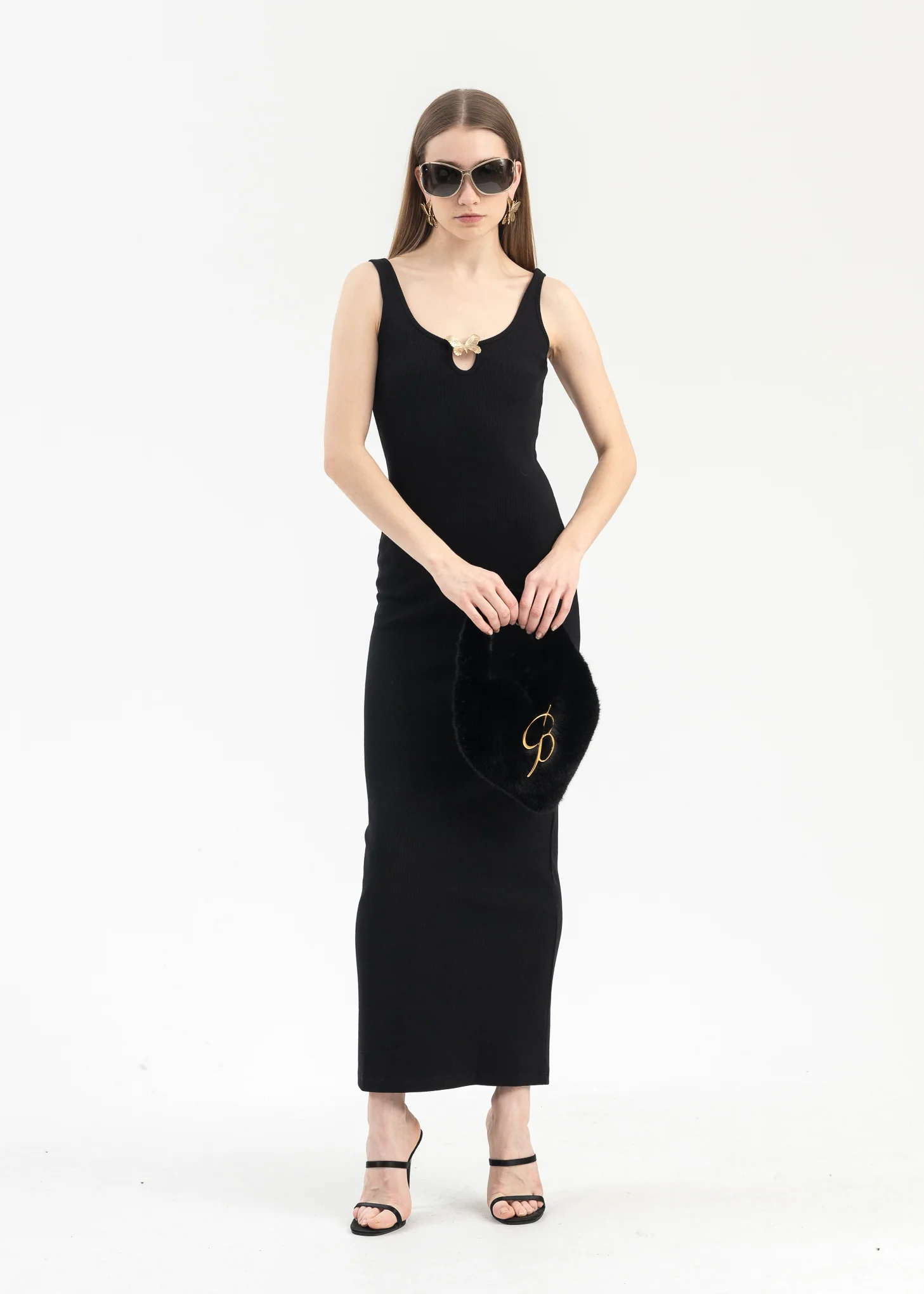 BLACK DRESS RIB BUTTERFLY - Image 6