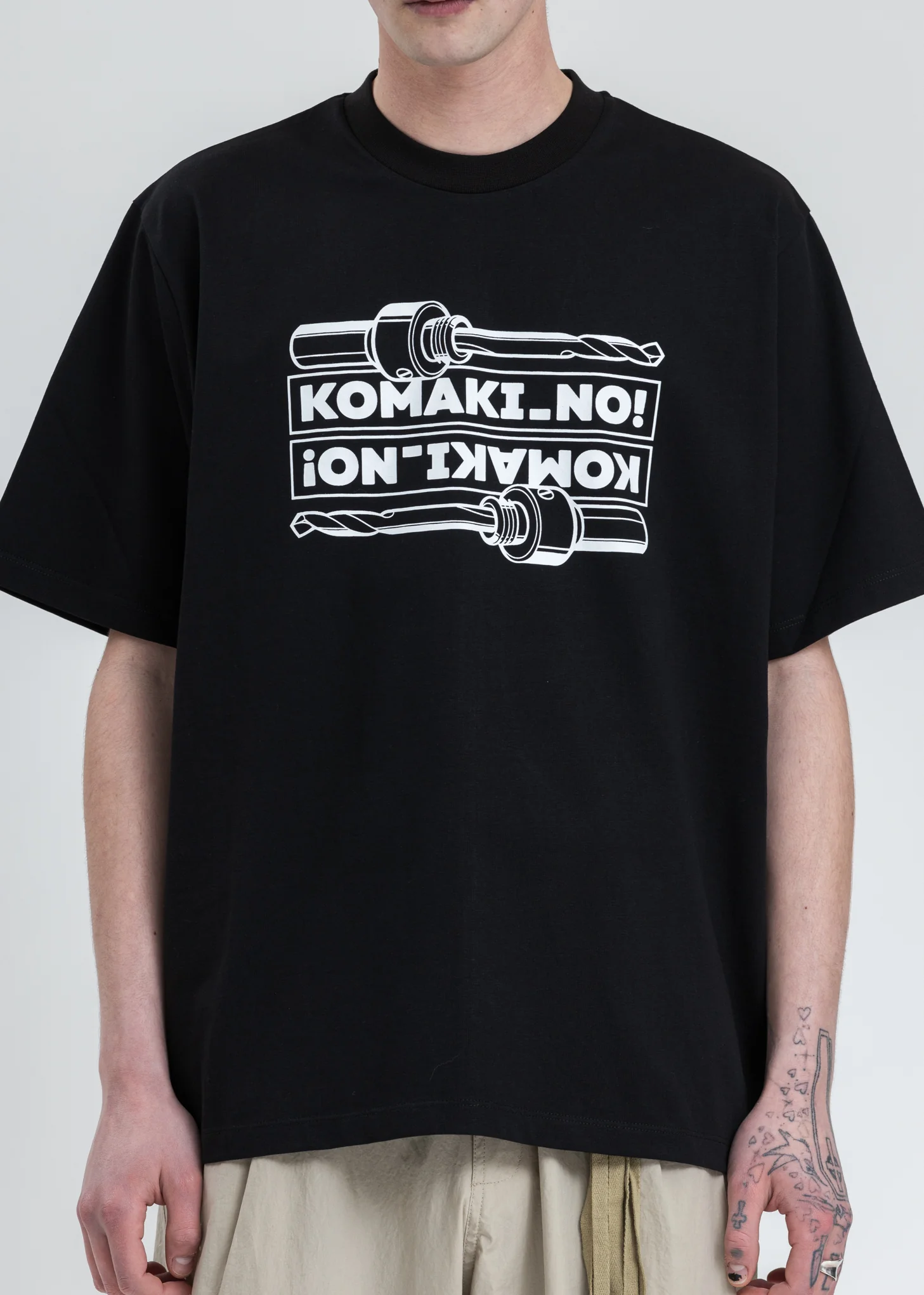 Black Drill T-Shirt - Image 4