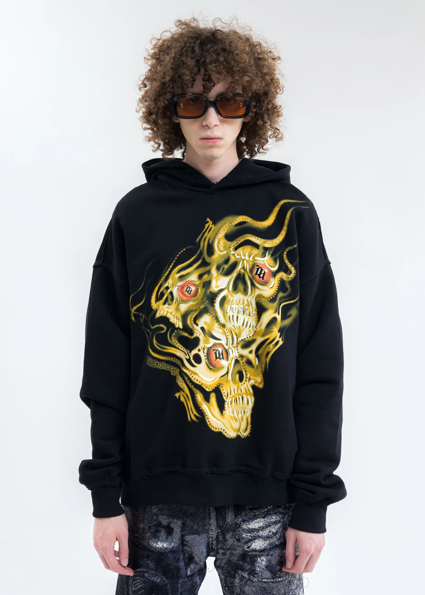 Black DRUMS OF DEATH Hoodie