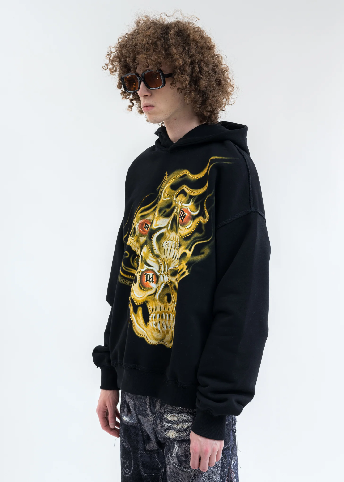 Black DRUMS OF DEATH Hoodie - Image 3