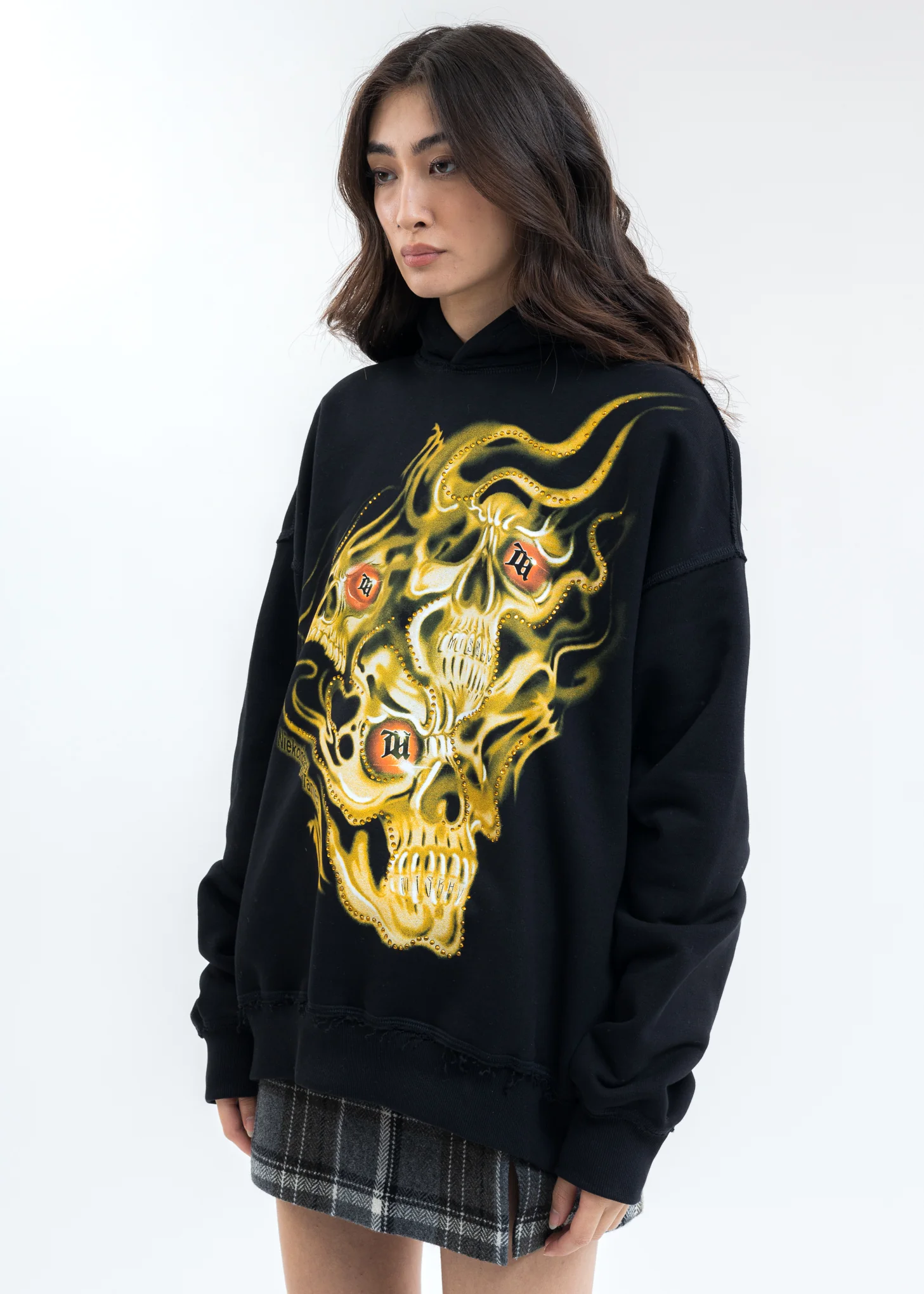 Black DRUMS OF DEATH Hoodie - Image 3