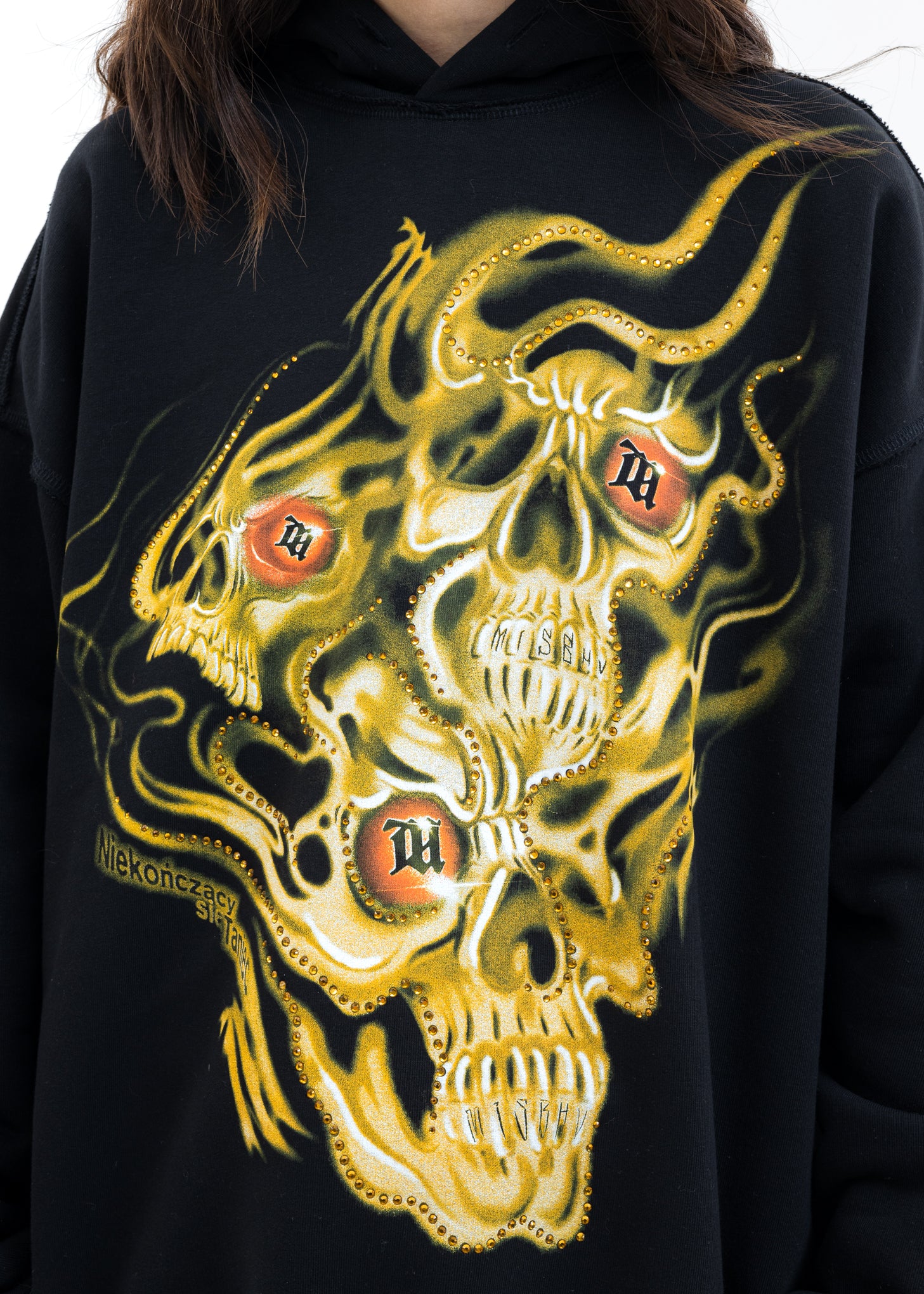 Black DRUMS OF DEATH Hoodie - Image 4
