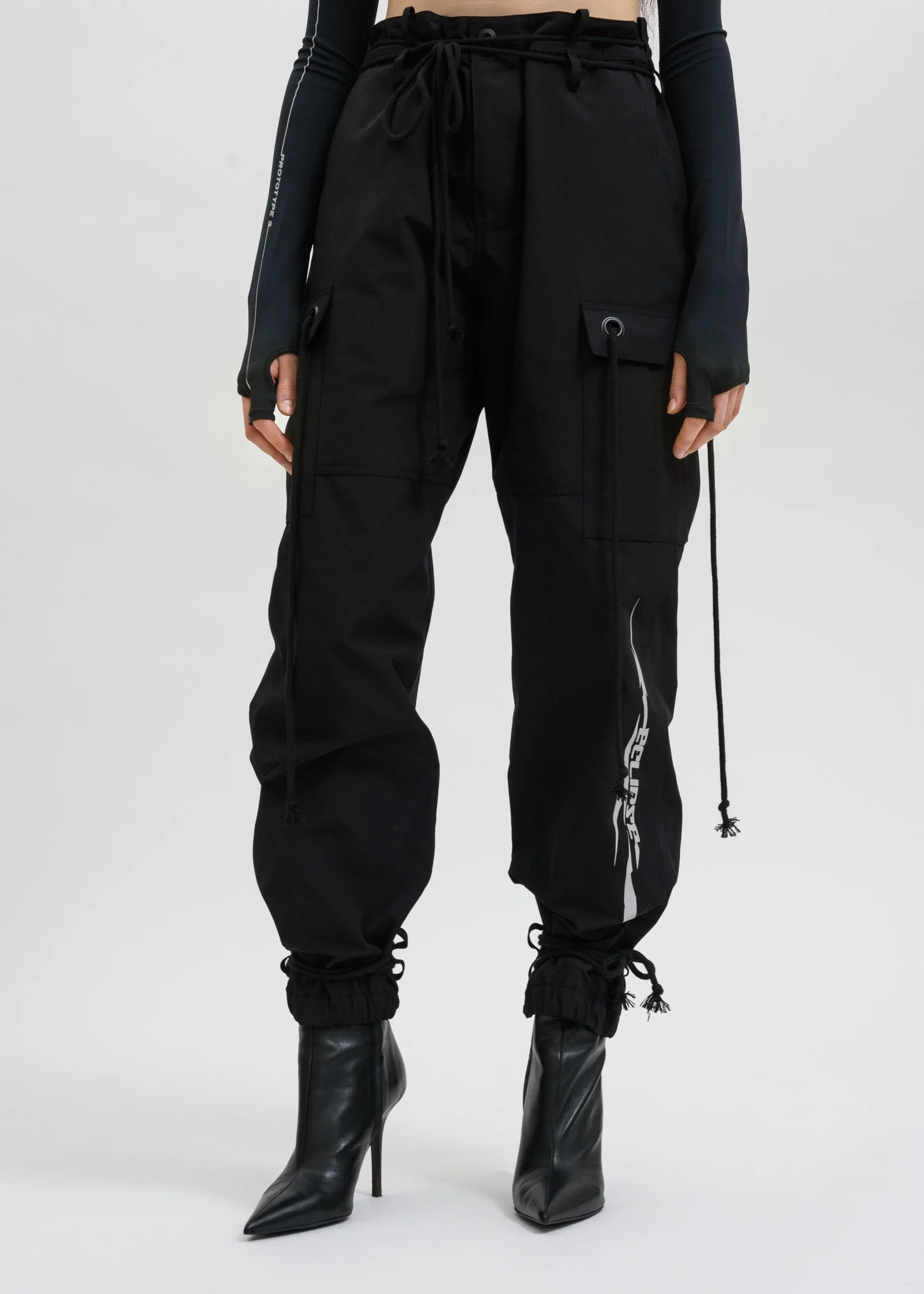 Black “Eclipse” Cargo Pants