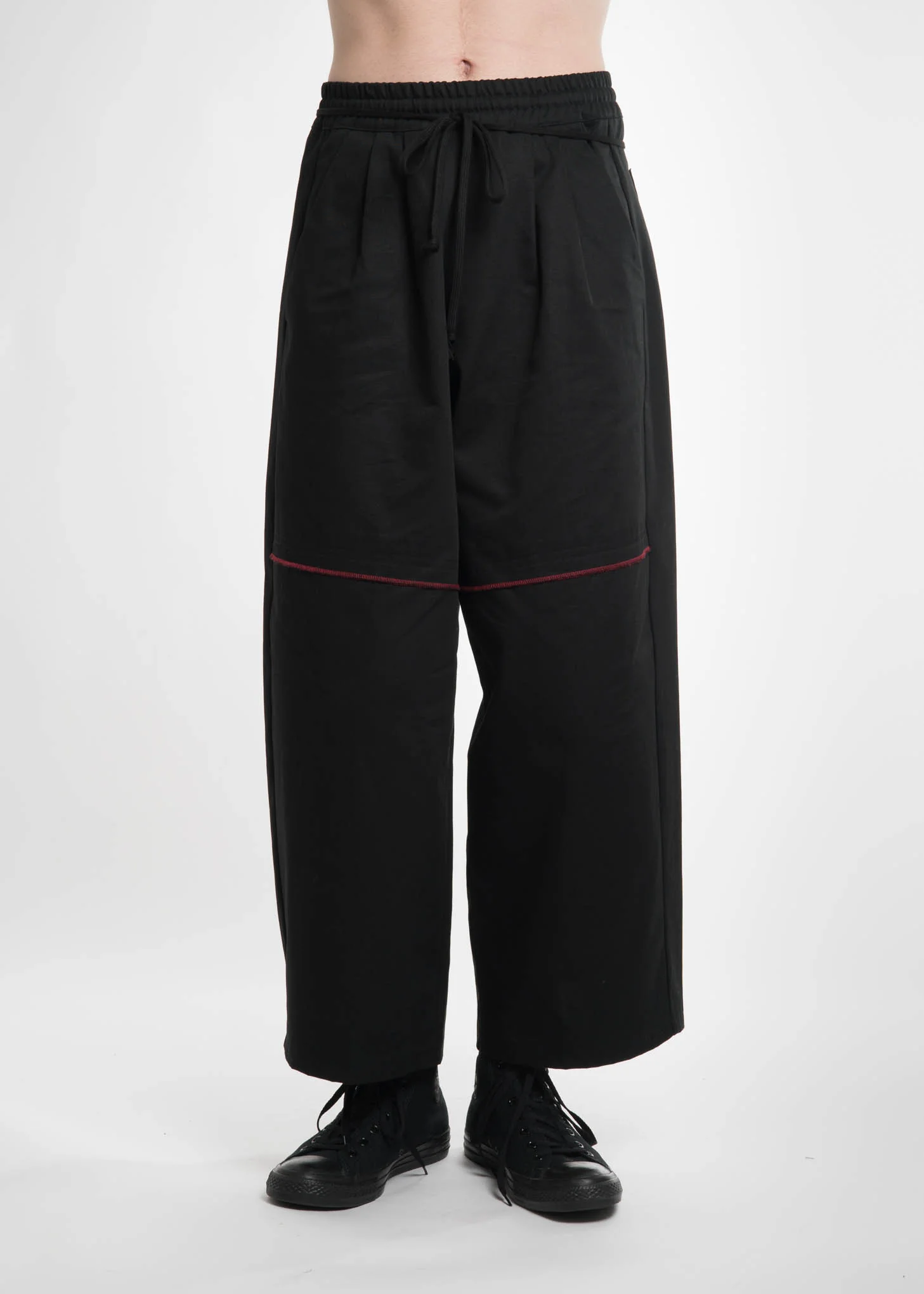 Black Elasticated I/O Trousers