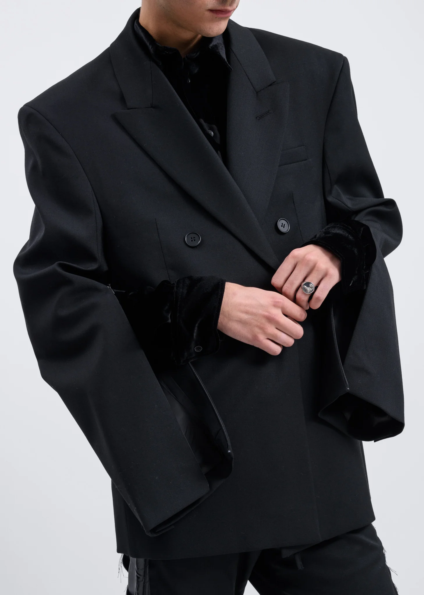 Black Ellis Tailored Jacket - Image 5