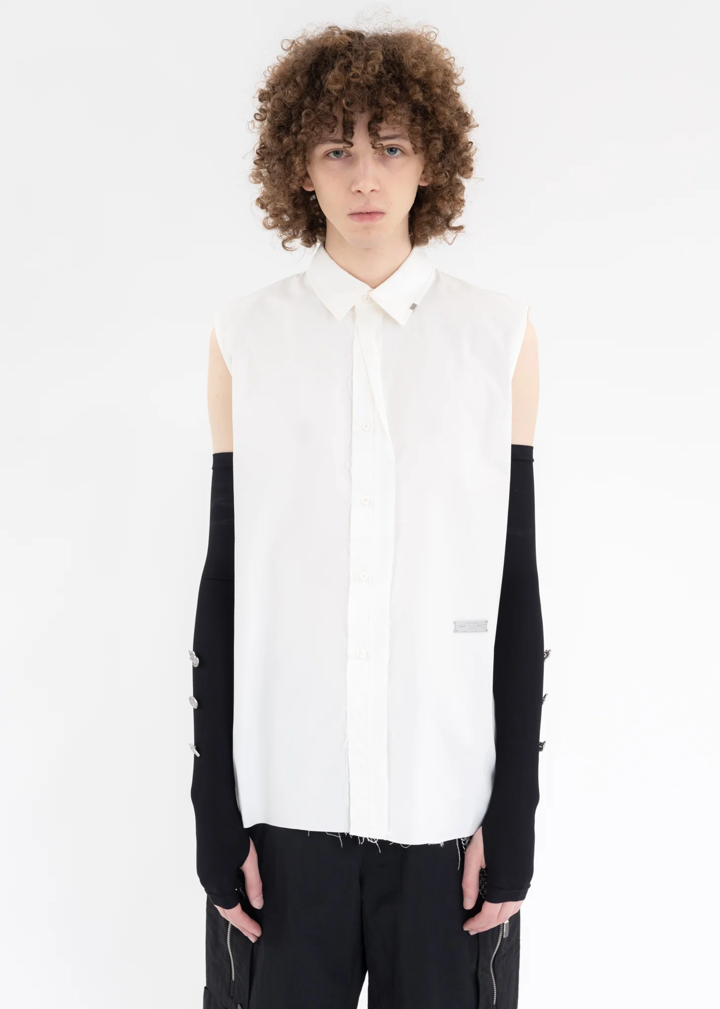 Black Emblem Button Over Sleeves - Image 5