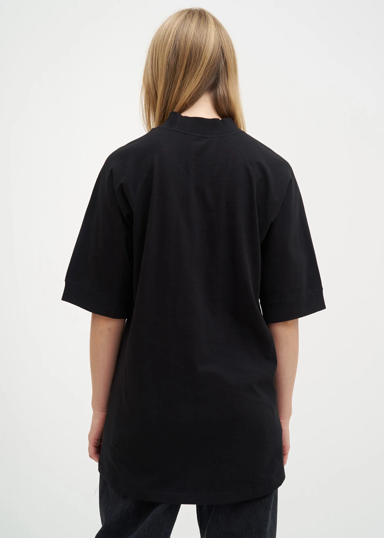 Black Embroidered Army T-Shirt - Image 3