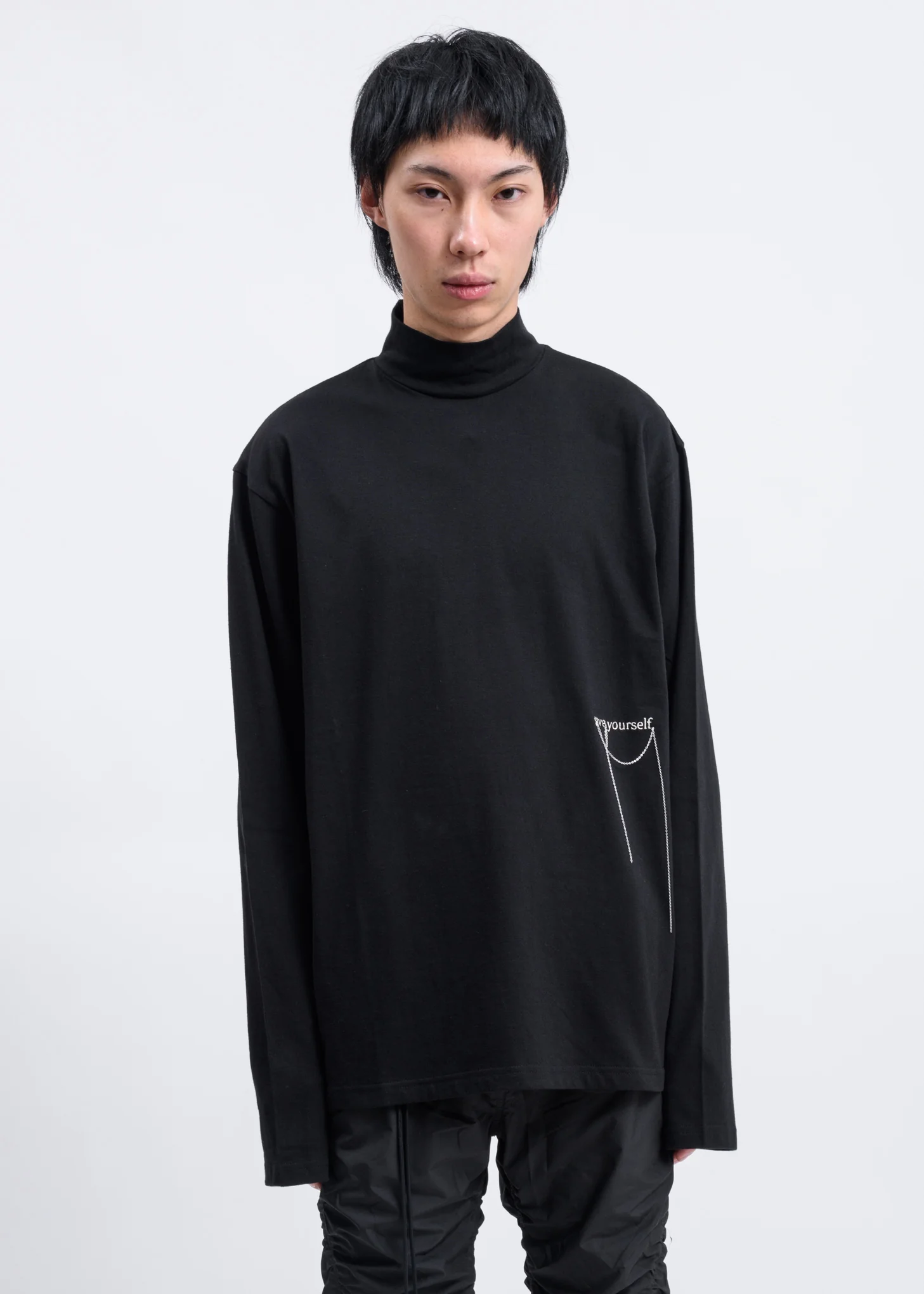 Black Embroidered Long Sleeve - Image 4